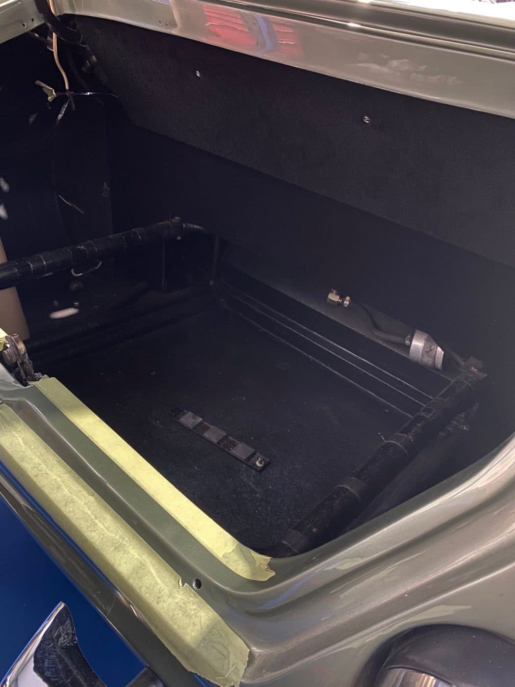 140422 1979 Arrow Ferrari Daytona Boot Boards and Centre Console Extension Test Fit 11 1