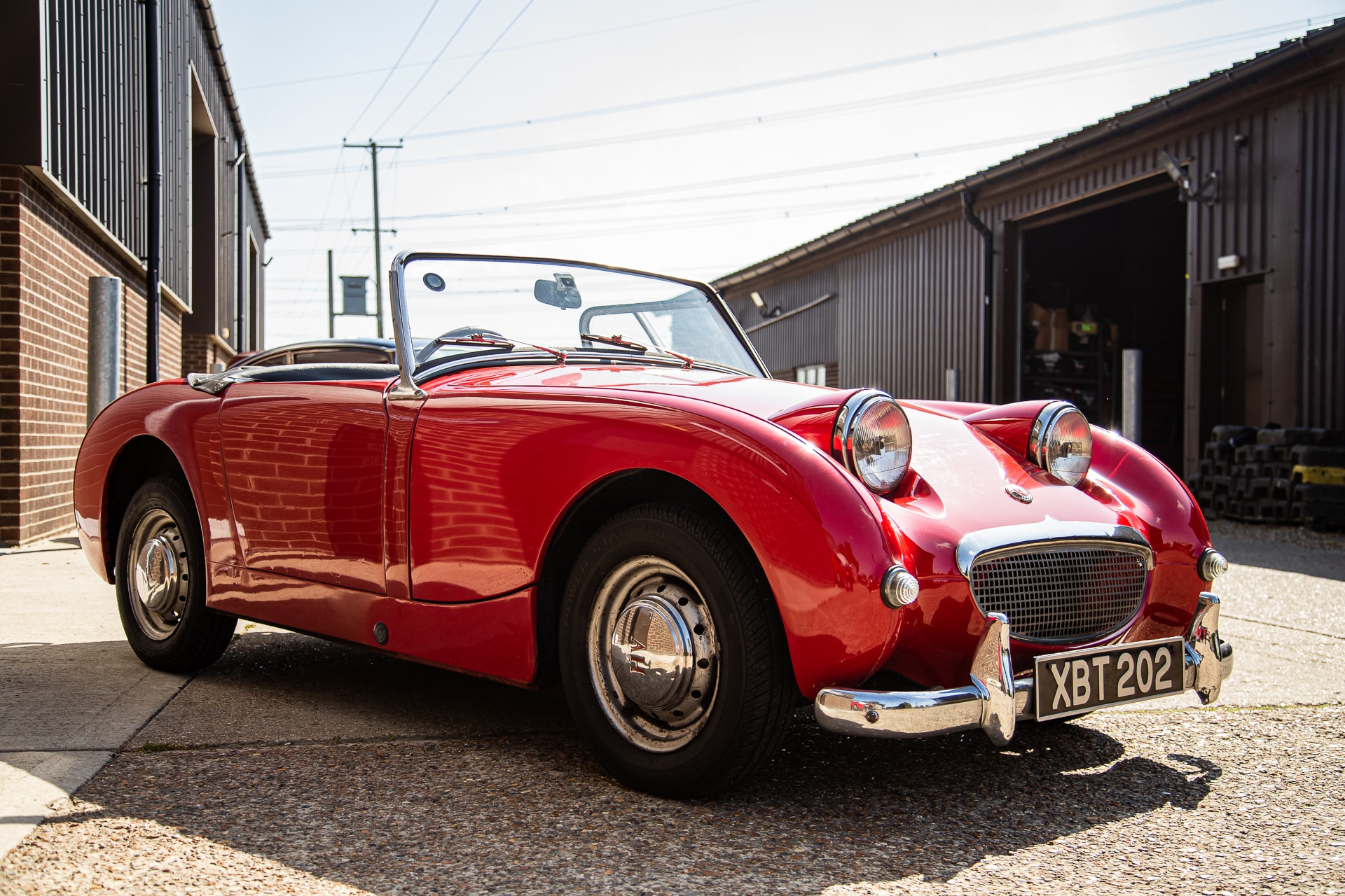 220422 1959 Austin Healey Sprite Leaving 9 1