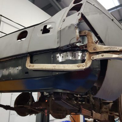 220422 - 1978 MG B GT Metal Repairs (2)