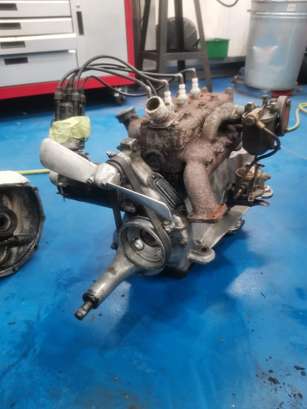 260422 1933 Austin 7 Complete EngineGearbox Clutch Removal and Reinstall 12 1