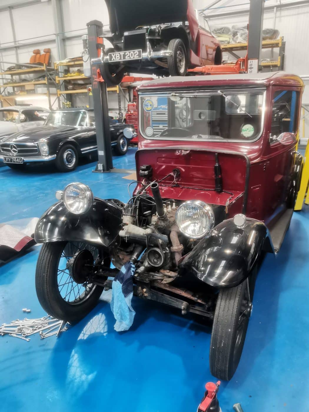 260422 1933 Austin 7 Complete EngineGearbox Clutch Removal and Reinstall 21 1