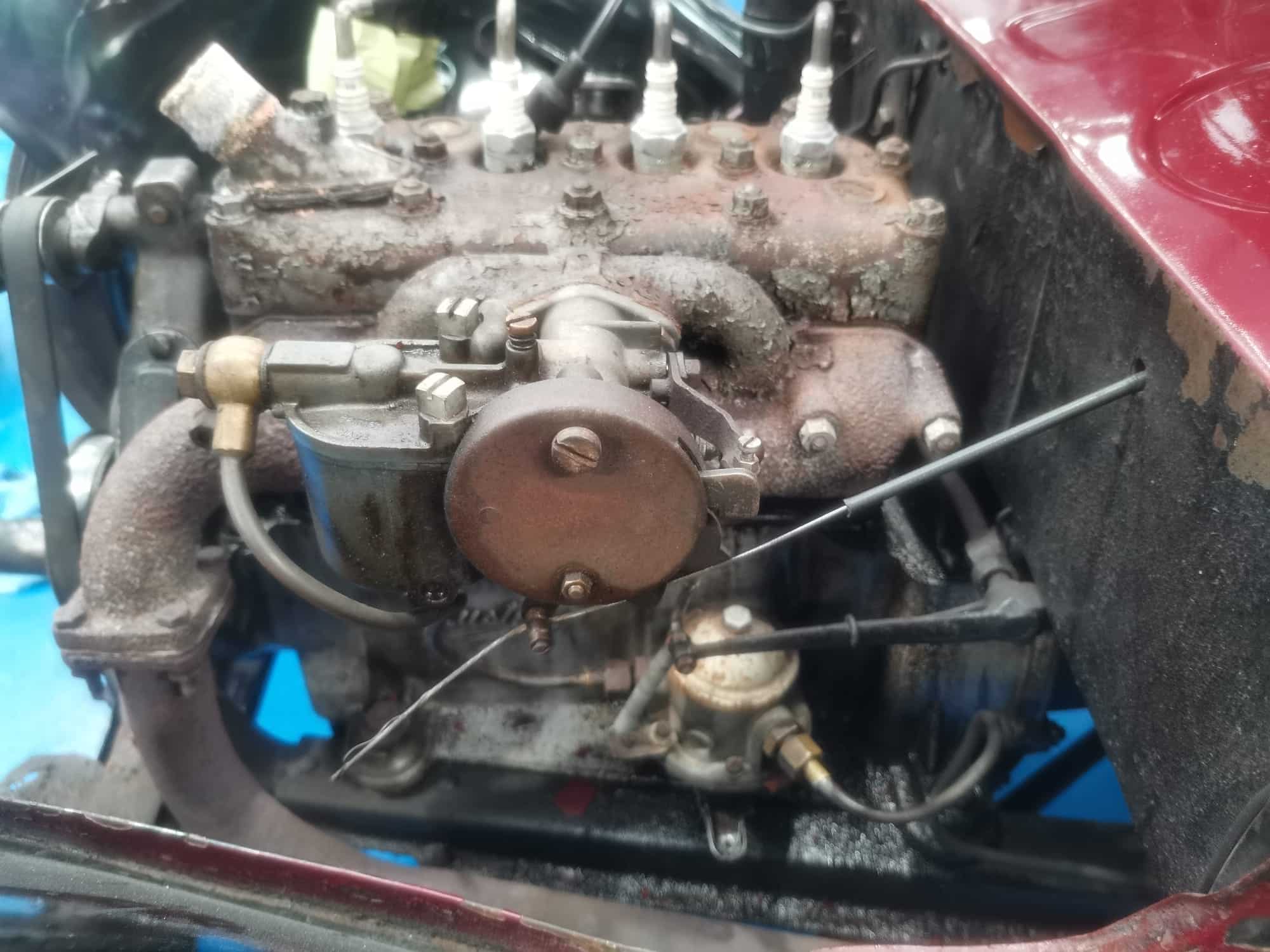 260422 1933 Austin 7 Complete EngineGearbox Clutch Removal and Reinstall 31 1