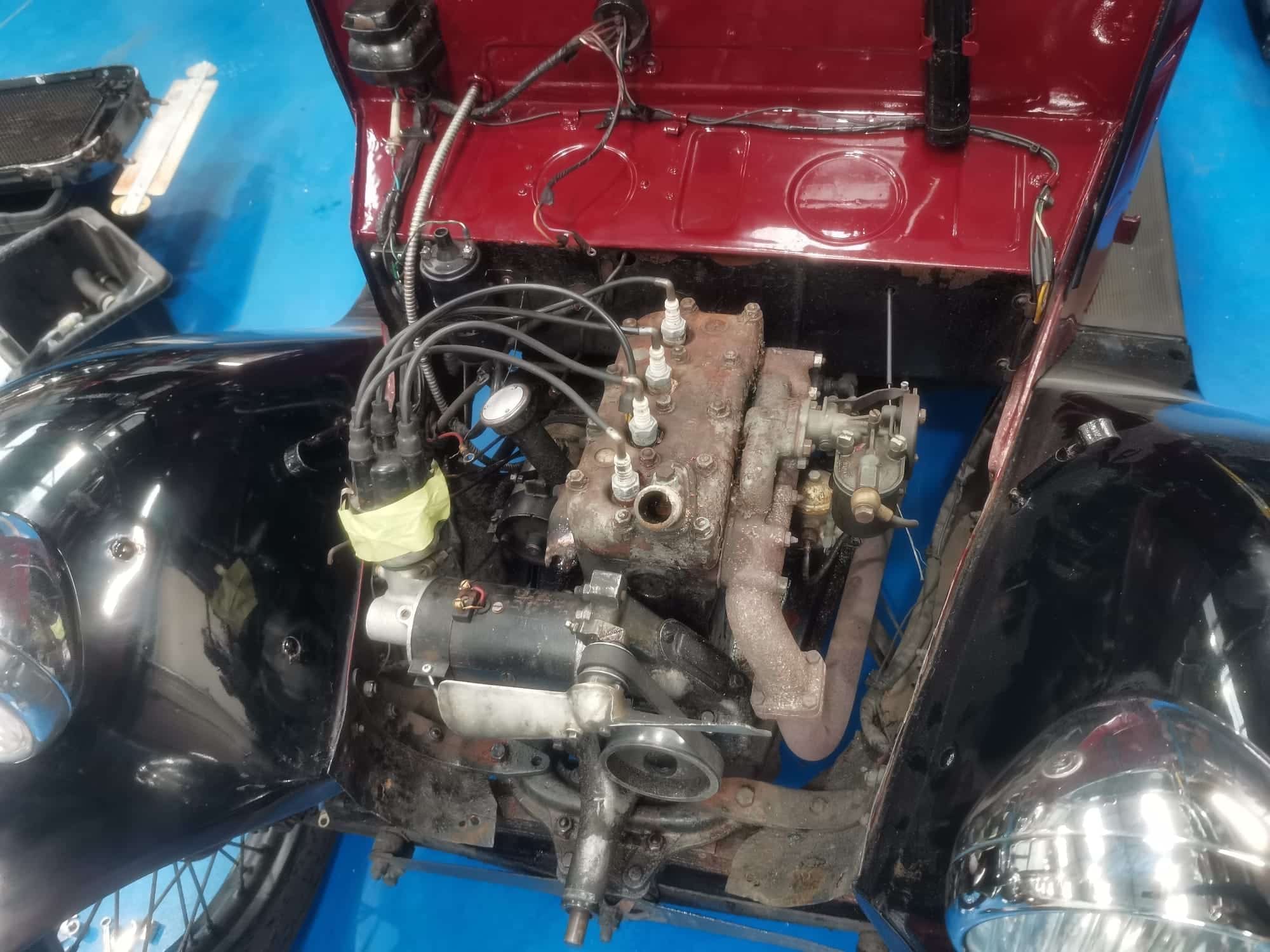 260422 1933 Austin 7 Complete EngineGearbox Clutch Removal and Reinstall 32 1