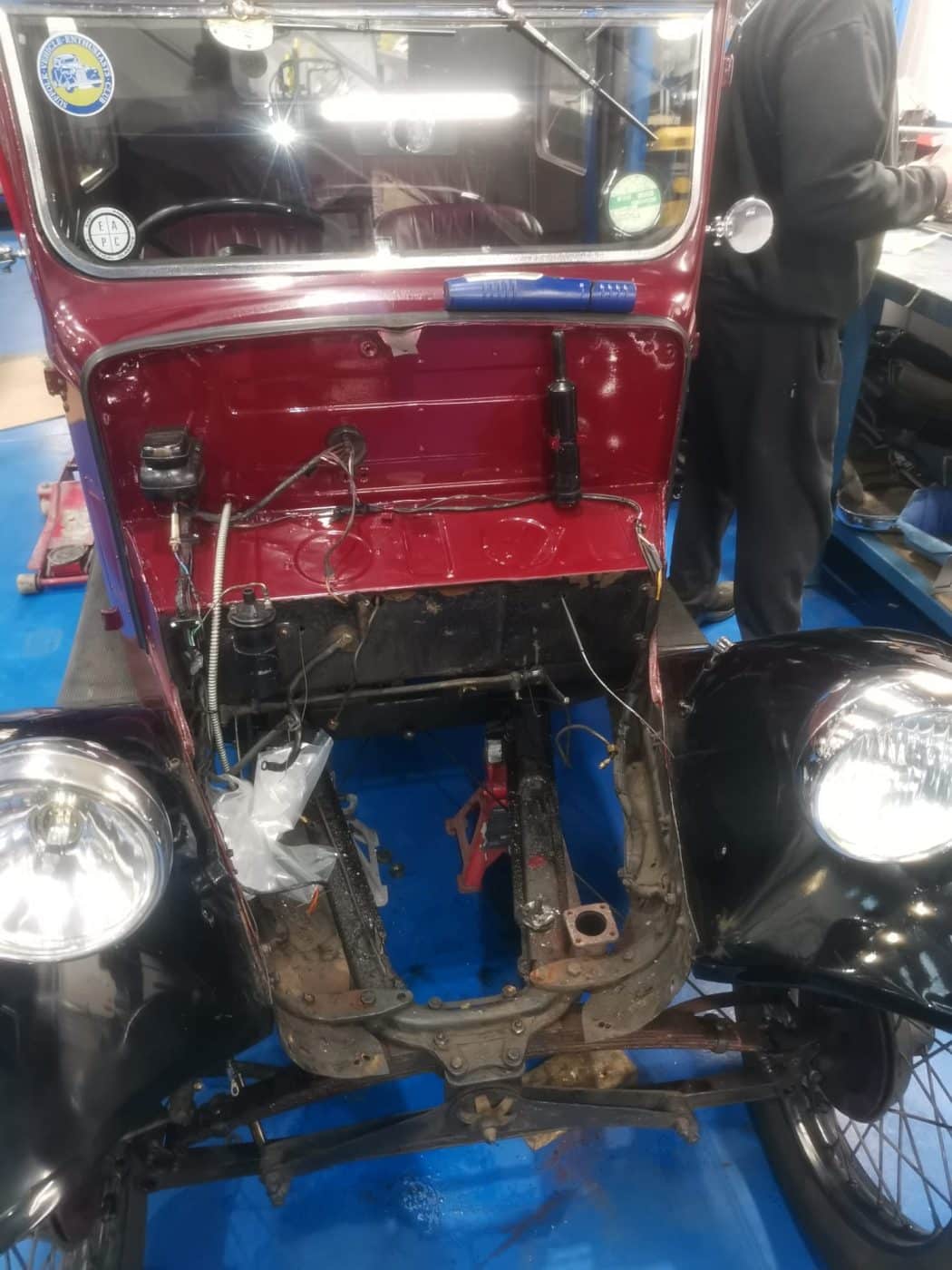260422 1933 Austin 7 Complete EngineGearbox Clutch Removal and Reinstall 34 1
