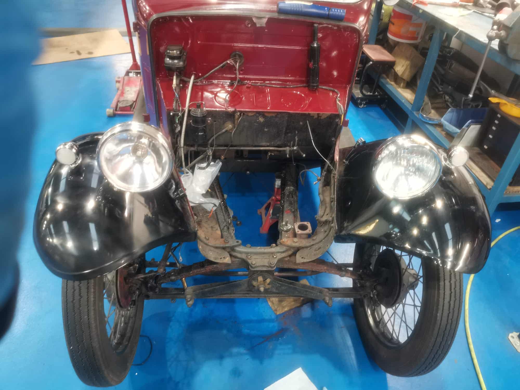 260422 1933 Austin 7 Complete EngineGearbox Clutch Removal and Reinstall 35 1