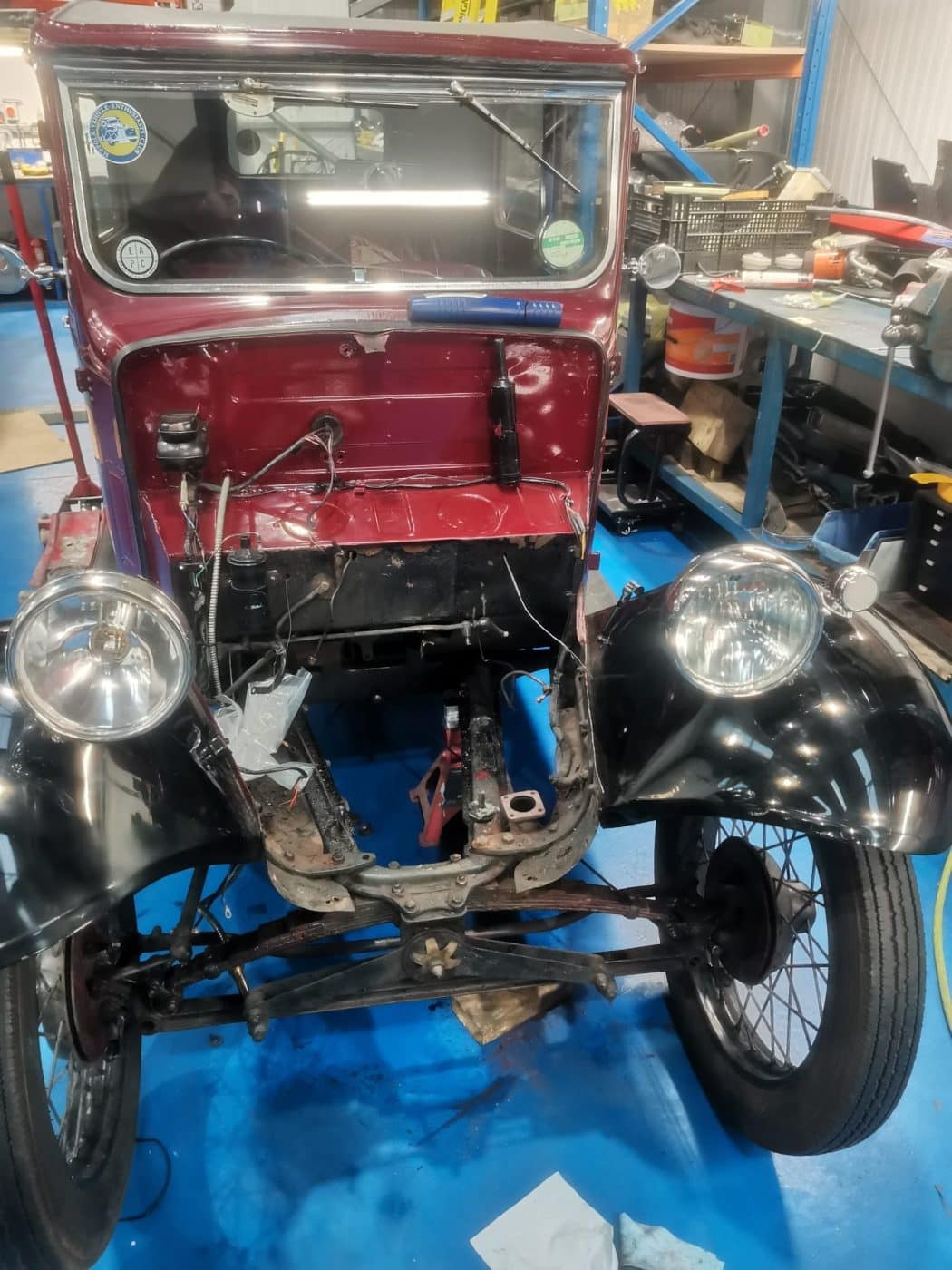 260422 1933 Austin 7 Complete EngineGearbox Clutch Removal and Reinstall 36 1