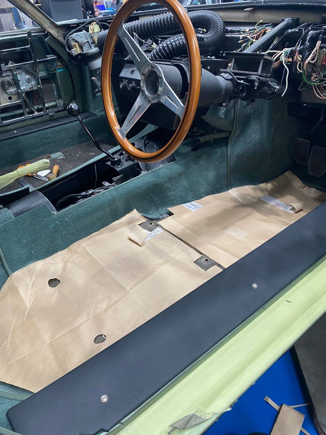 030522 1979 Arrow Ferrari Daytona Interior Carpets and B Pillar 20 1