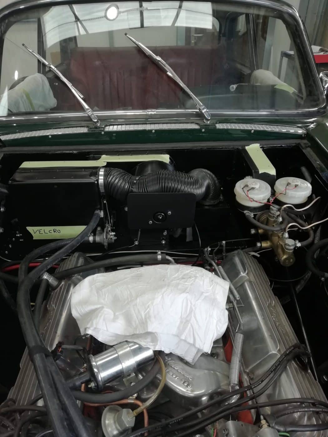 110522 1970 Bristol 411 Firewall Rebuild Jacking Plates Heater Pipes Jacking Plates Boot Support Repair15 1