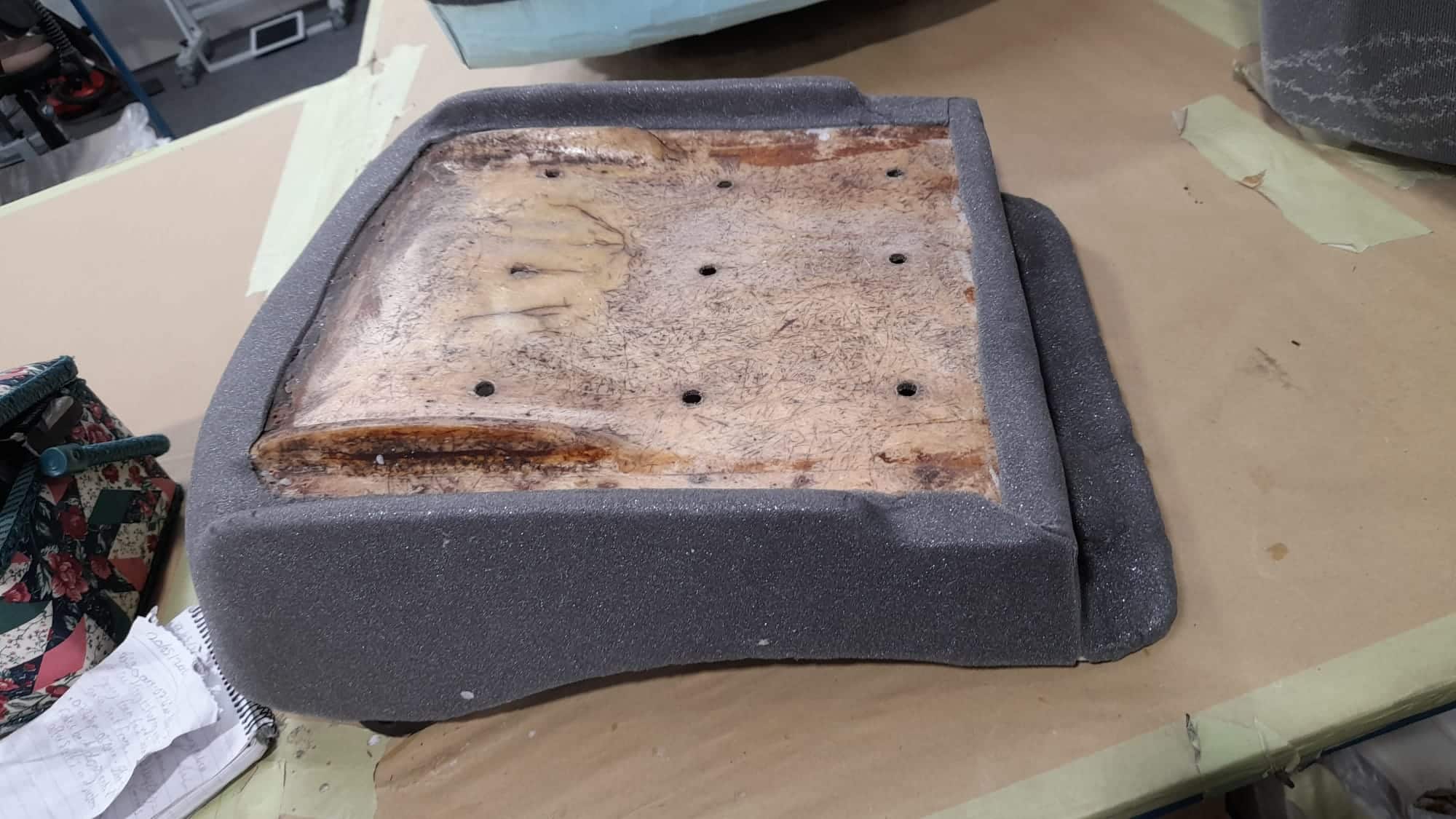 240522 1955 Jensen 541 Seat Foam 3 1