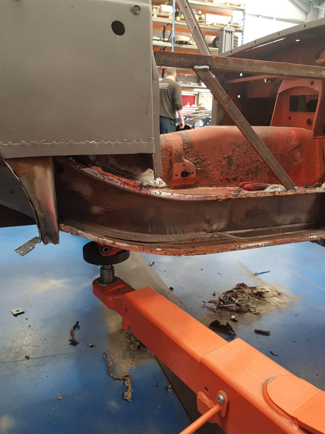 240522 1978 MGB GT Bodyshell Repairs 12 1