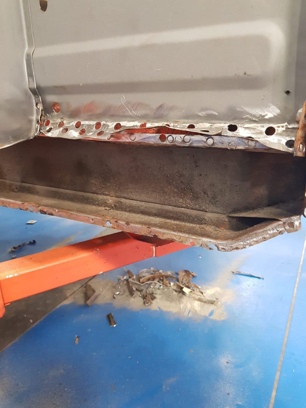 240522 1978 MGB GT Bodyshell Repairs 14 1