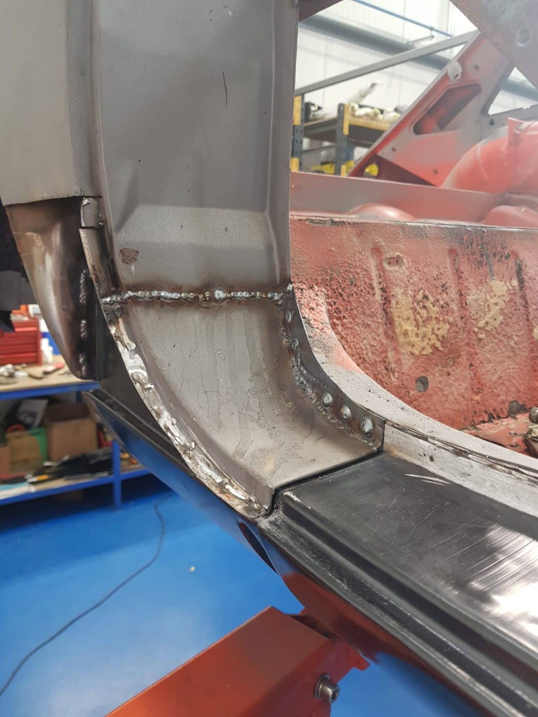 240522 1978 MGB GT Bodyshell Repairs 24 1