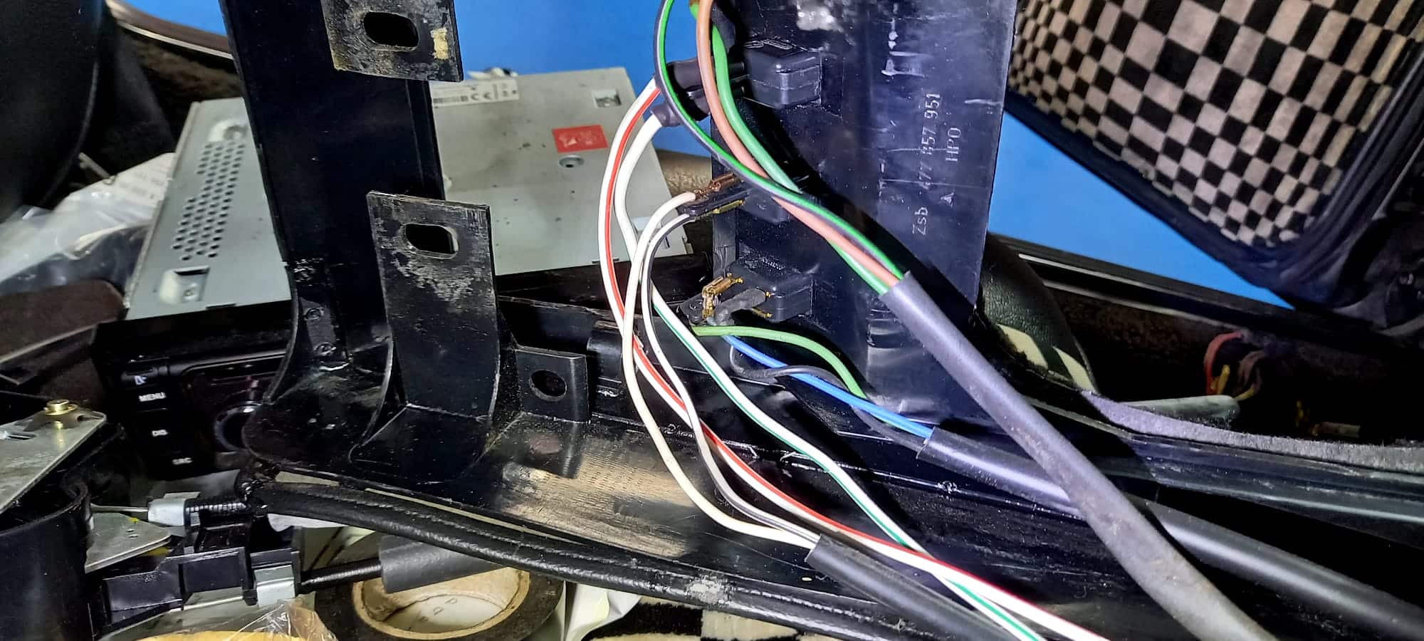 240522 1980 Porsche 924 Turbo Front Lights and Heater Valve Repair 6 1