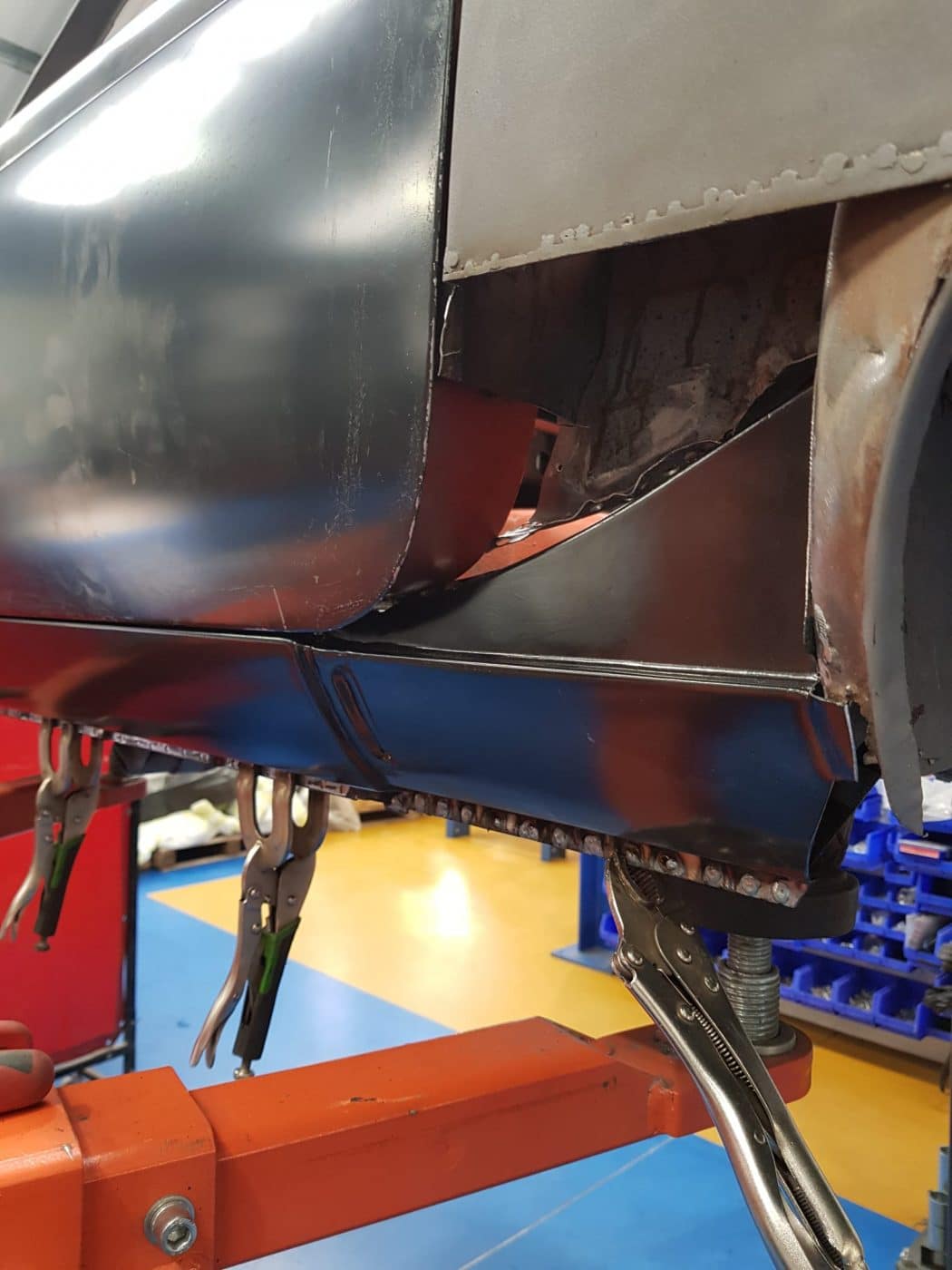 260522 1978 MGB GT Inner and Outer Sill Replaced 4 1