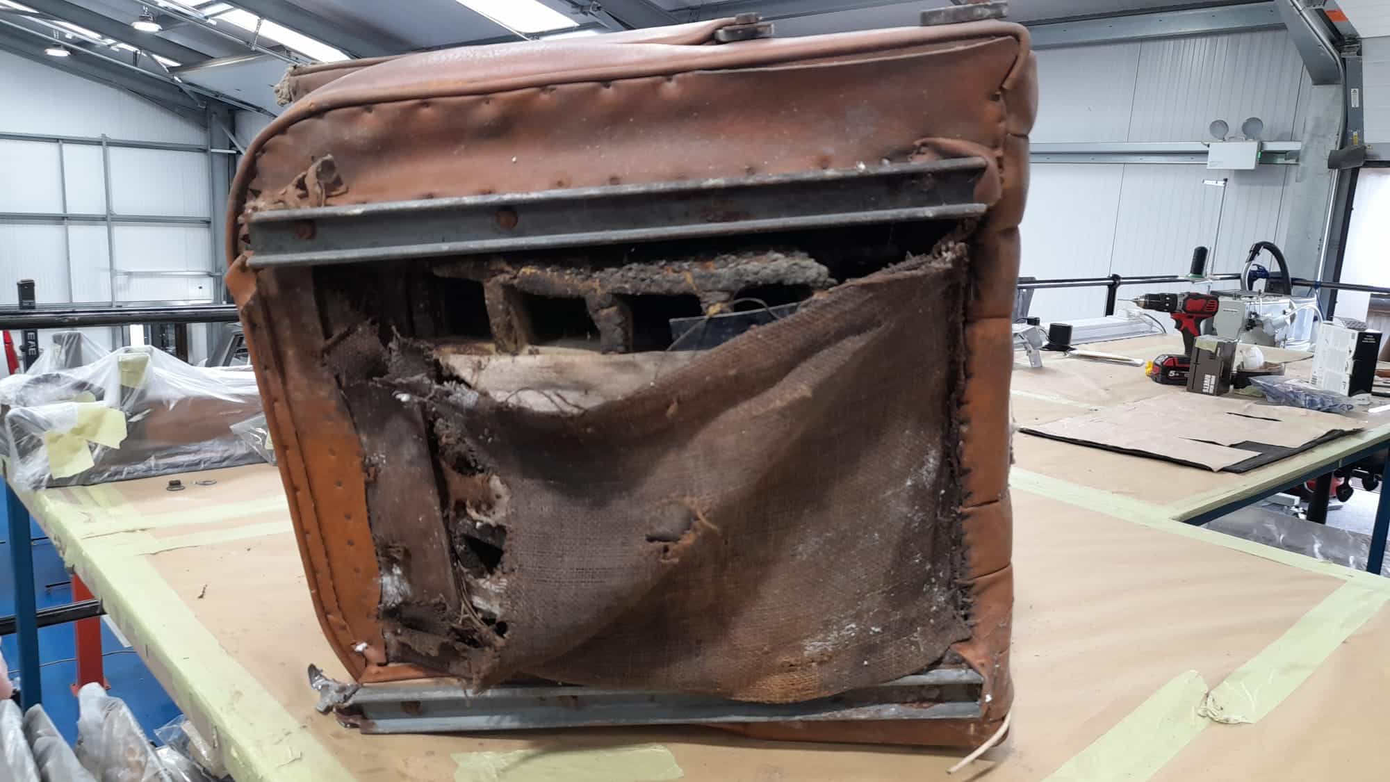 270522 1954 Bristol 405 Front Seat Inspection 1