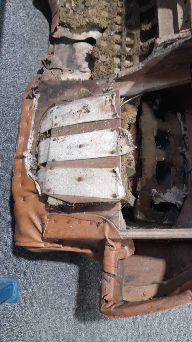 270522 1954 Bristol 405 Rear Seat Base Stripdown 4 1