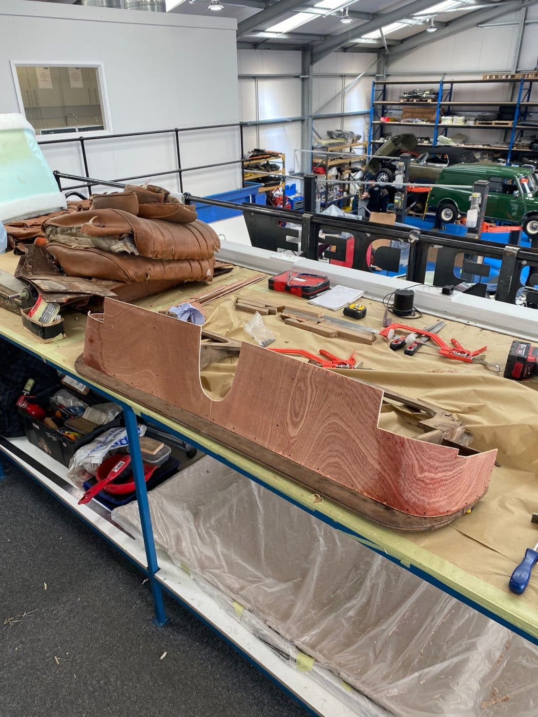 300522 1954 Bristol 405 Seat Foam and Base Repairs 30 1