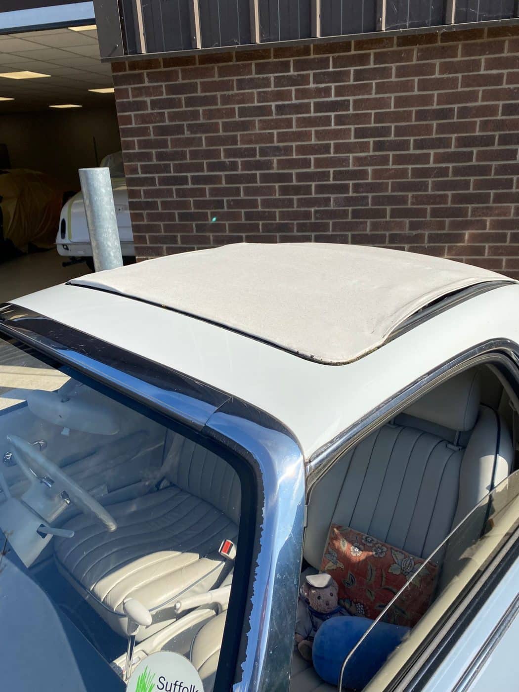 080622 1991 Nissan Figaro Roof Removal and Reinstall 1