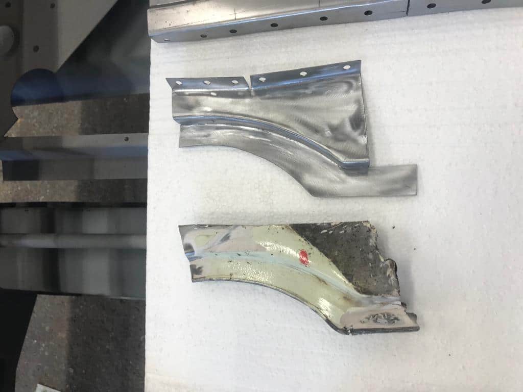 100622 1969 Morris Minor Convertible OS Inner Sill and Frame Repairs 20 1