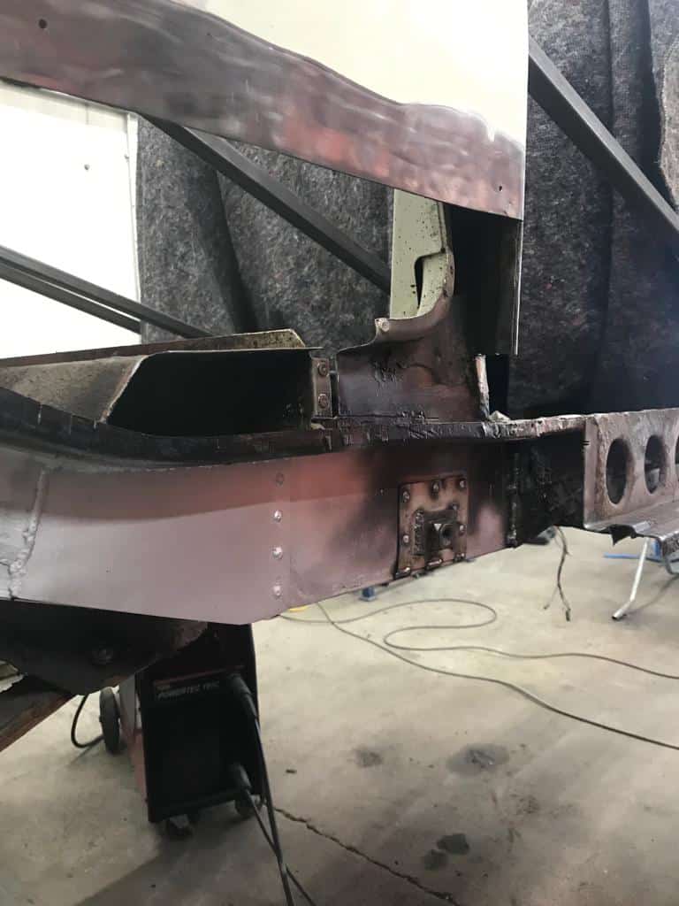 100622 1969 Morris Minor Convertible OS Inner Sill and Frame Repairs 24 1