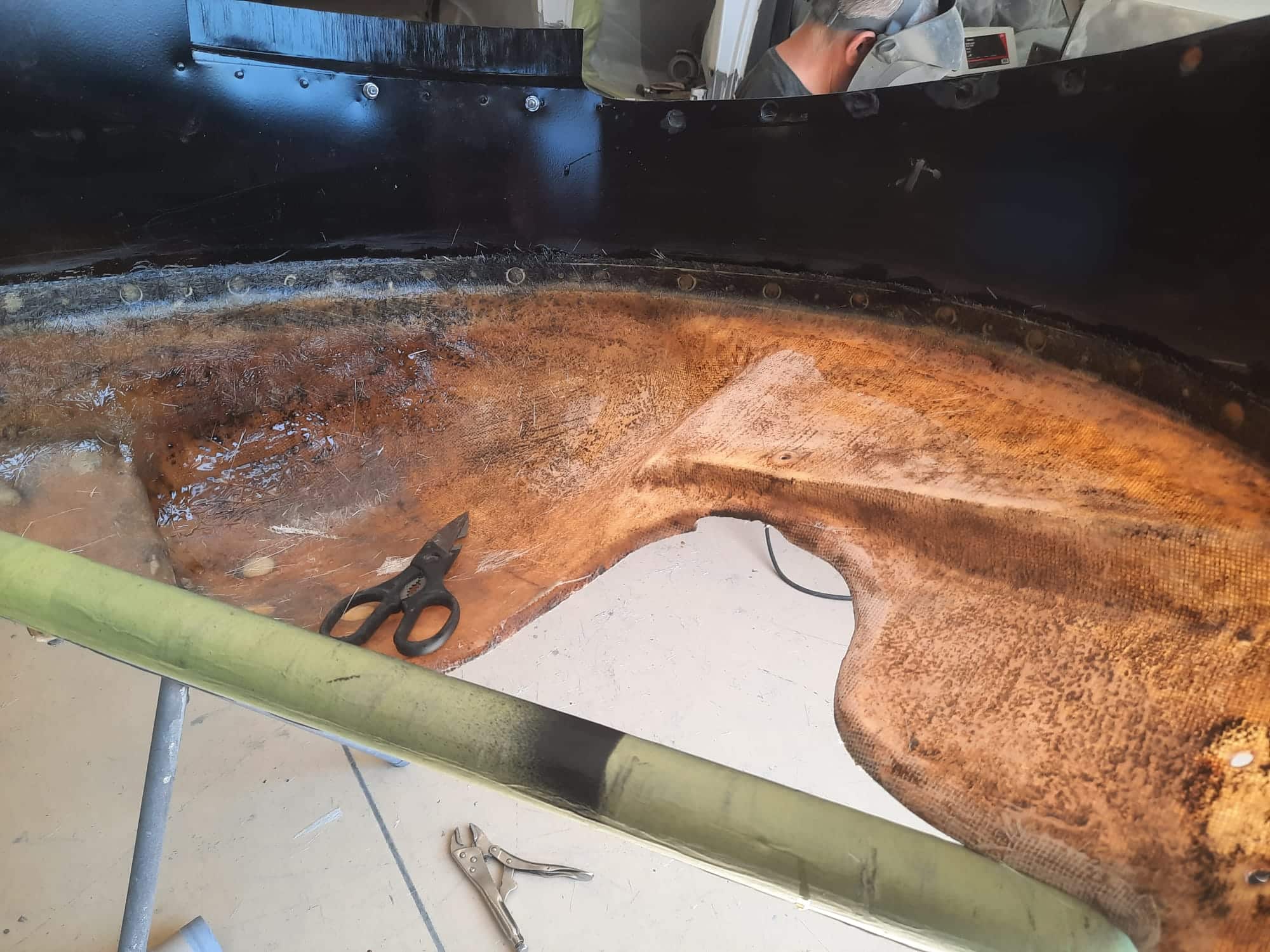 160622 1956 Jensen 541 Front Wings Fibreglass and Filler 3 1