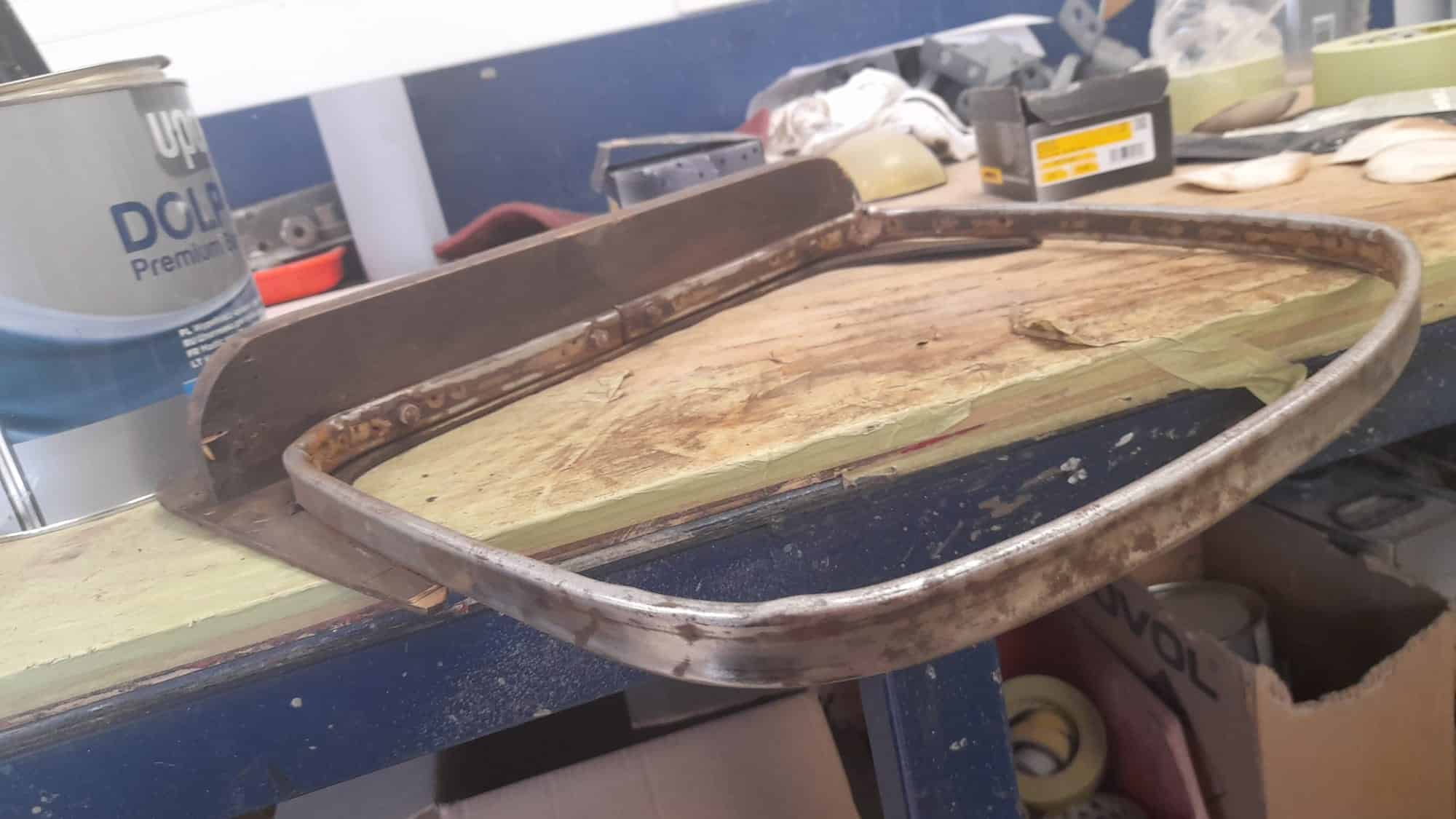050722 1958 Jensen 541R Front Seat Teardown Refurb and Refoam 22 1