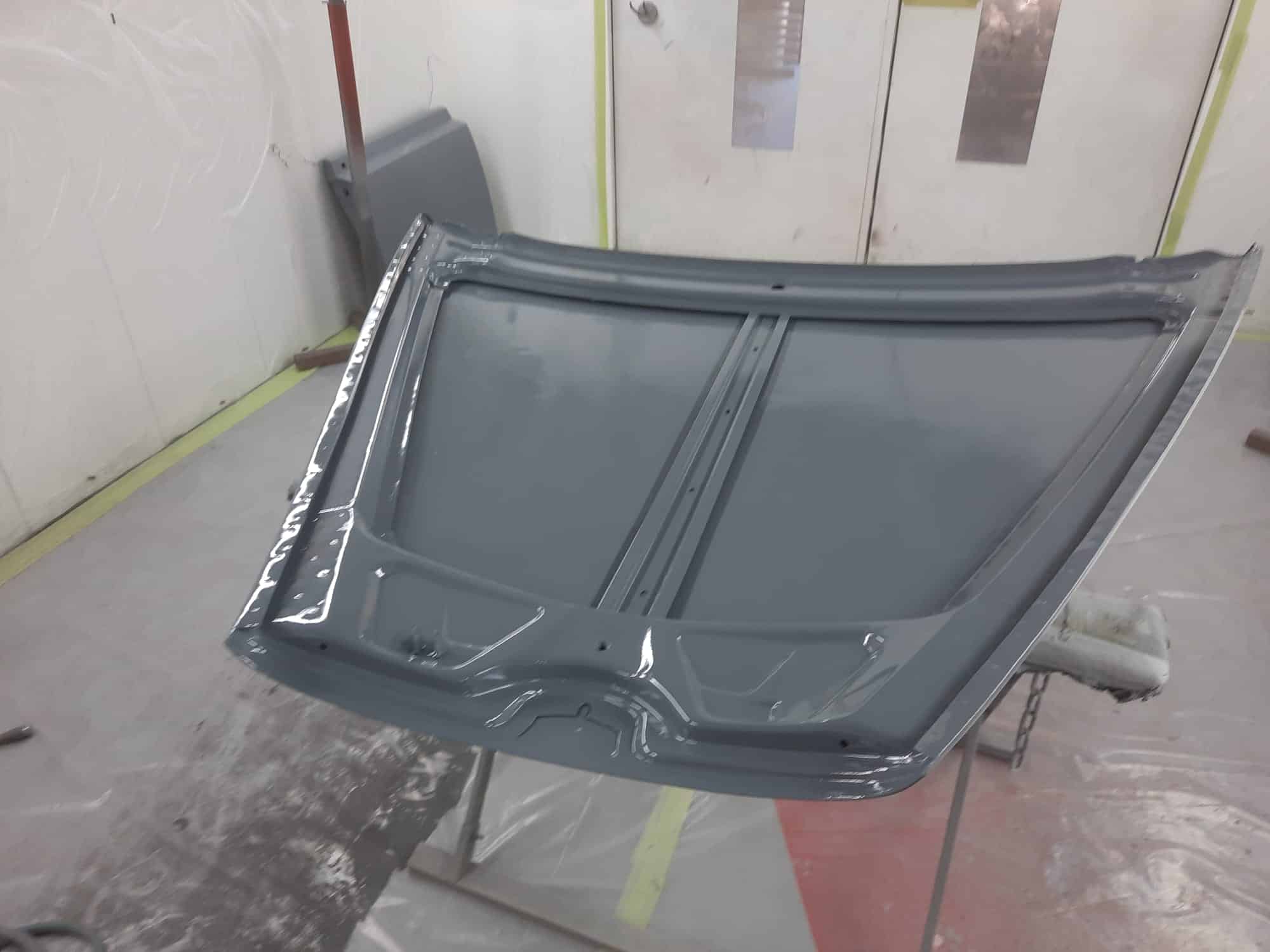 220722 1986 Daimler DS420 Boot and Bonnet in Primer and Polyfan 10 1