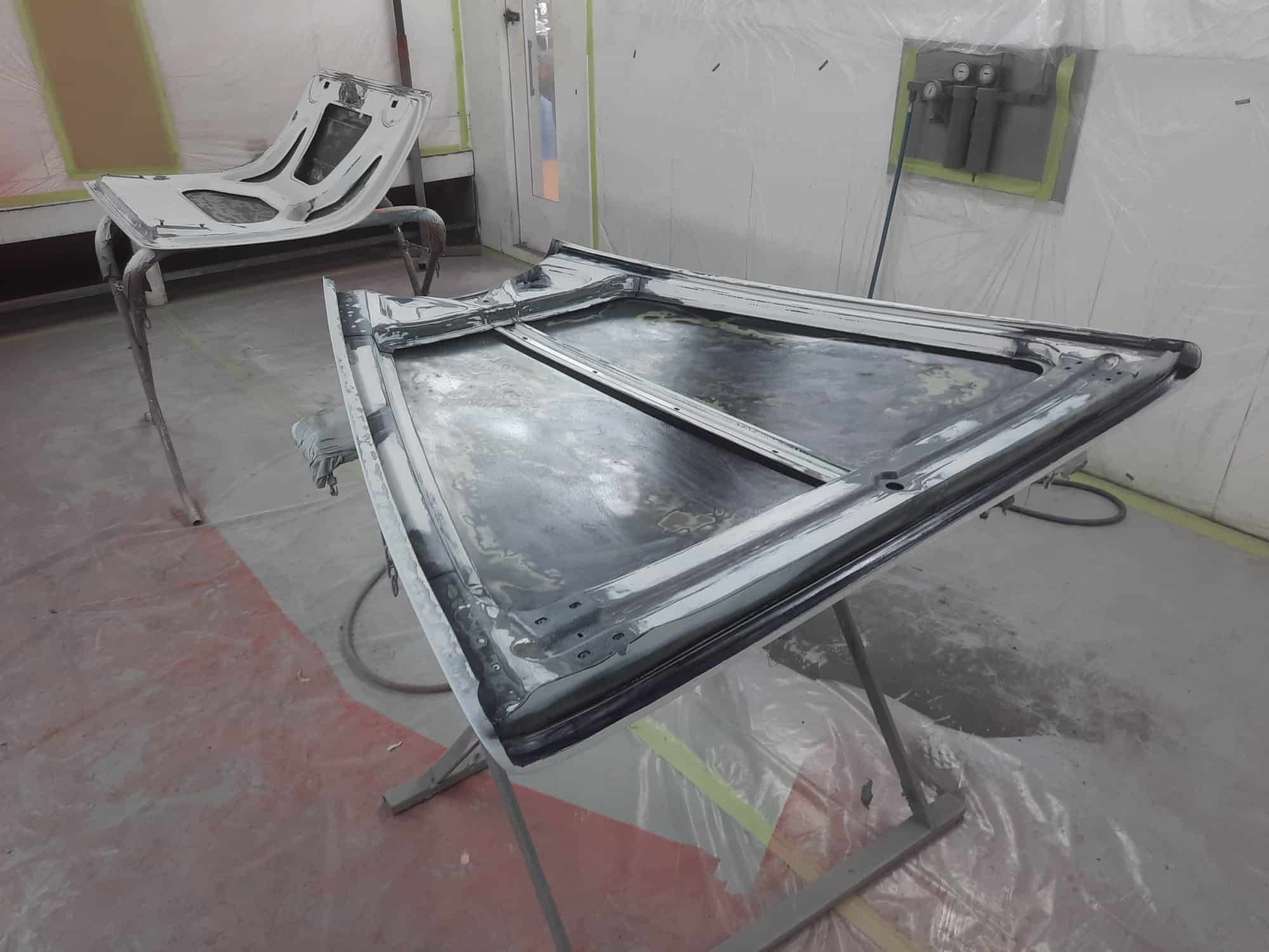 220722 1986 Daimler DS420 Boot and Bonnet in Primer and Polyfan 6 1