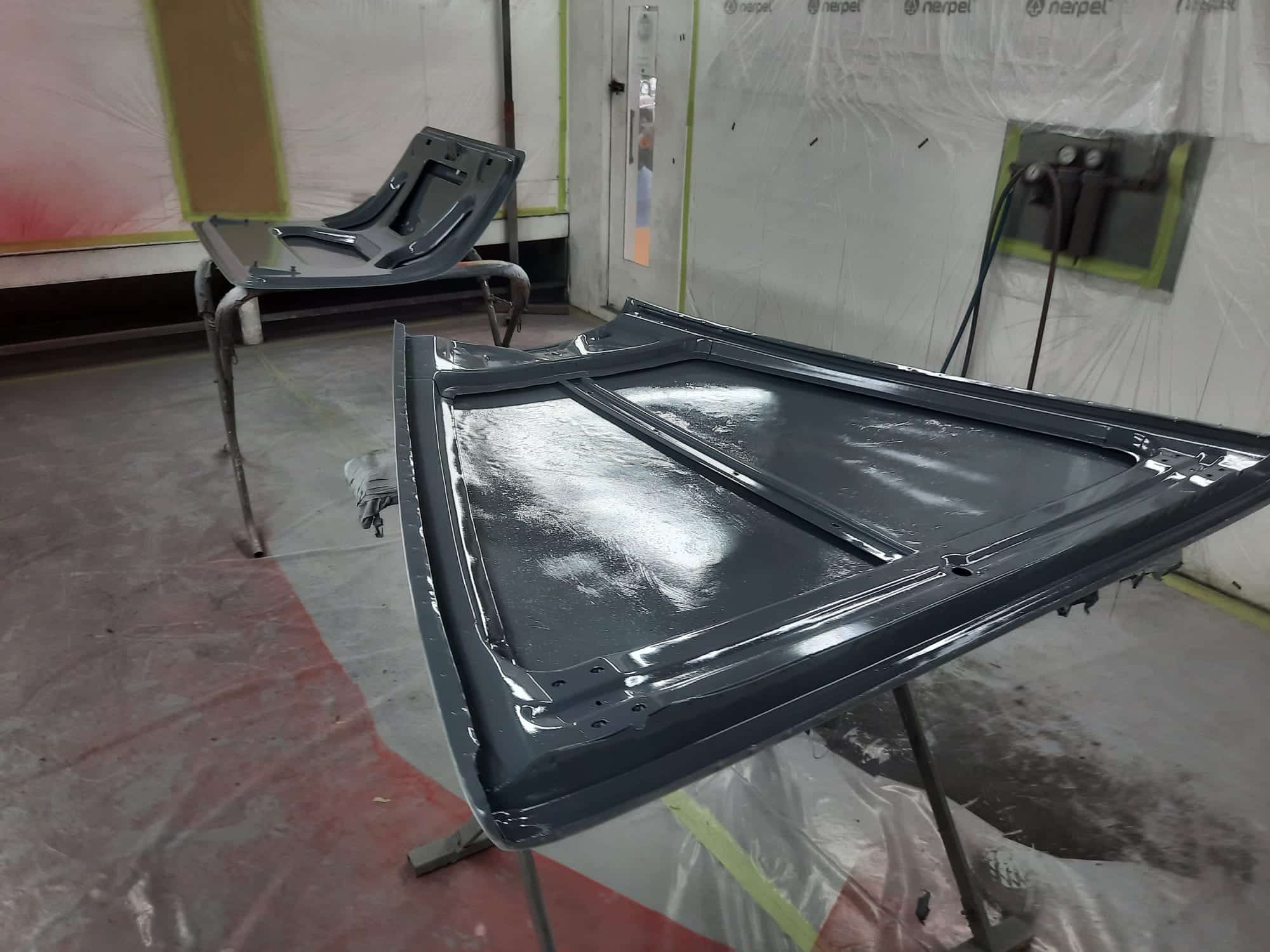 220722 1986 Daimler DS420 Boot and Bonnet in Primer and Polyfan 8 1