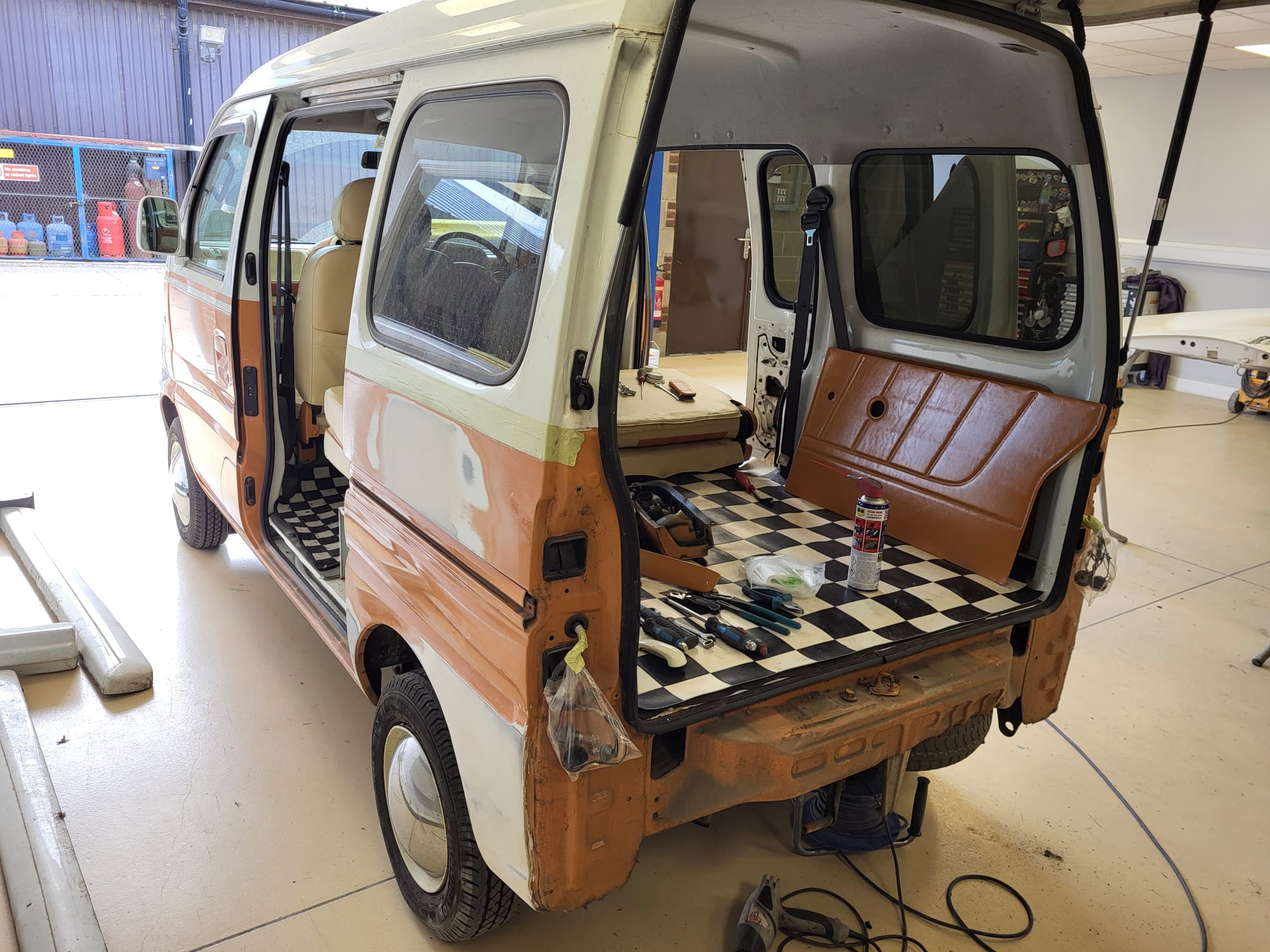 160822 2005 Suzuki Everyvan Adjustments and Strip Down 10 1