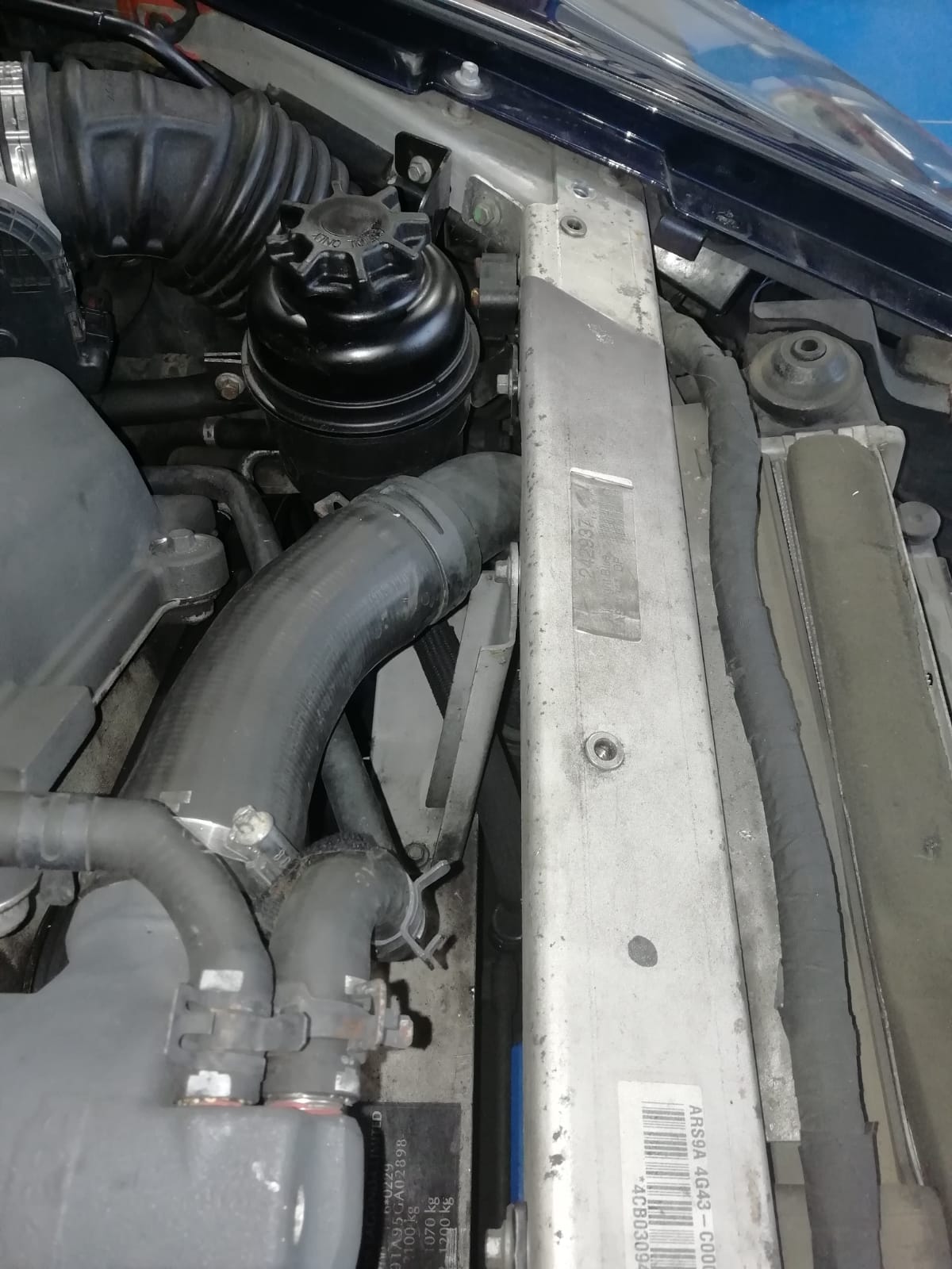 170822 2005 Aston Martin DB9 Steering Rack Removed 7 1