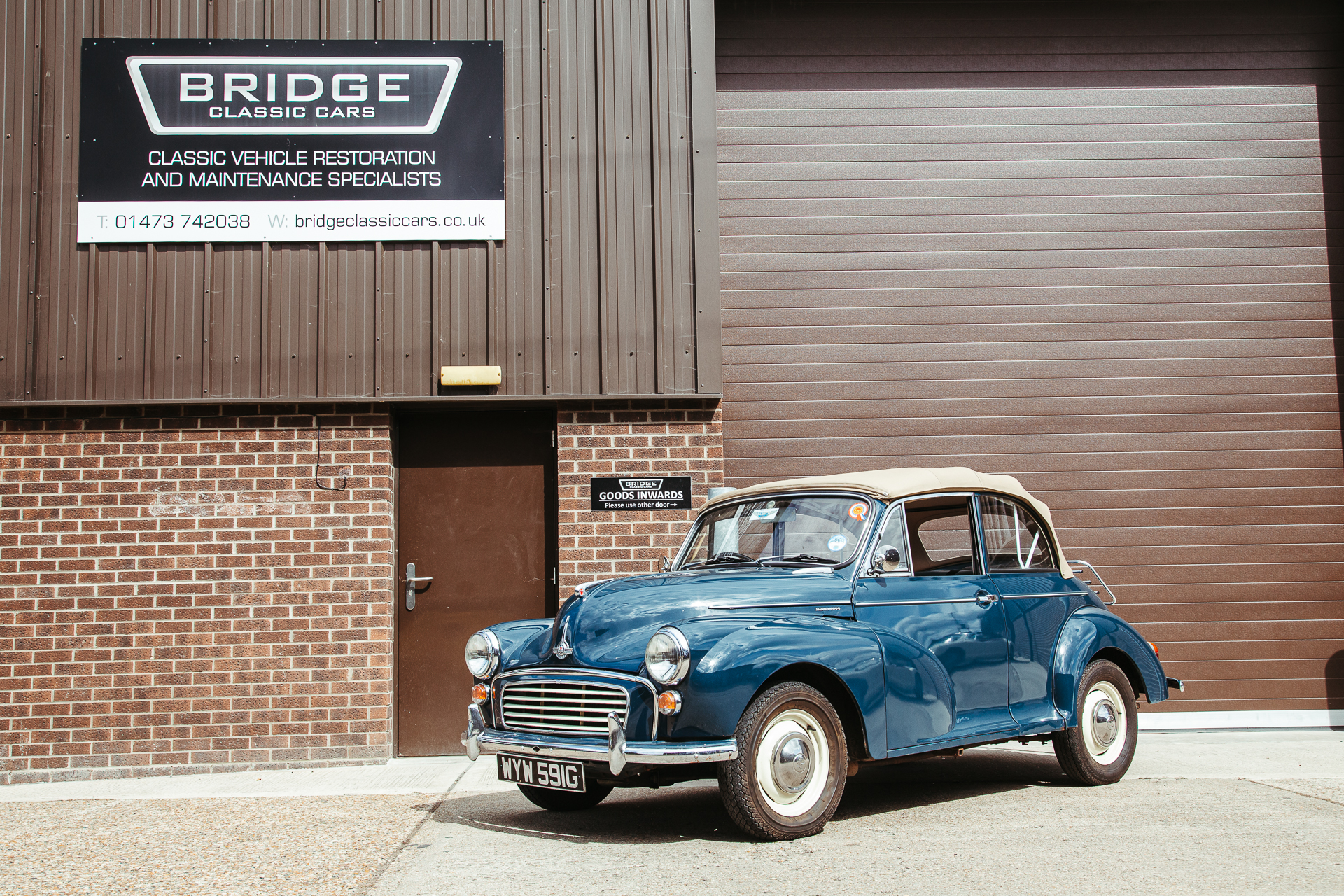 300822 1969 Morris Minor Convertible Arrival 1 1