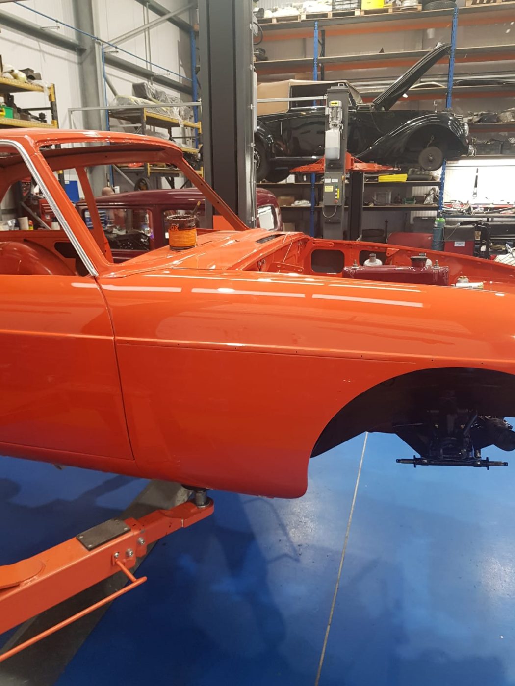 300822 1978 MG B GT Panels Back On 4 1
