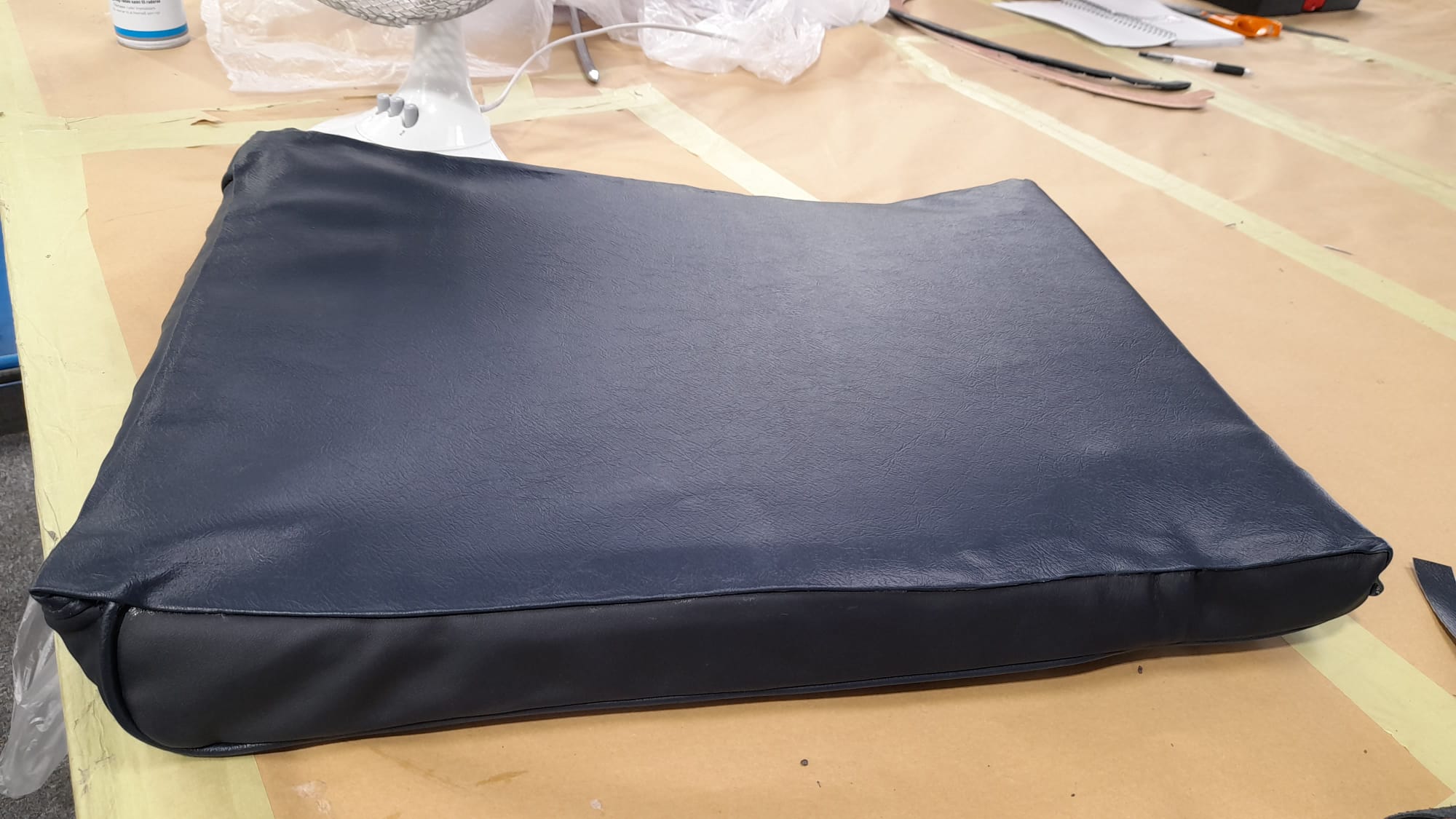 060922 1958 Jensen 541R Rear Seats with Fluting 7 1