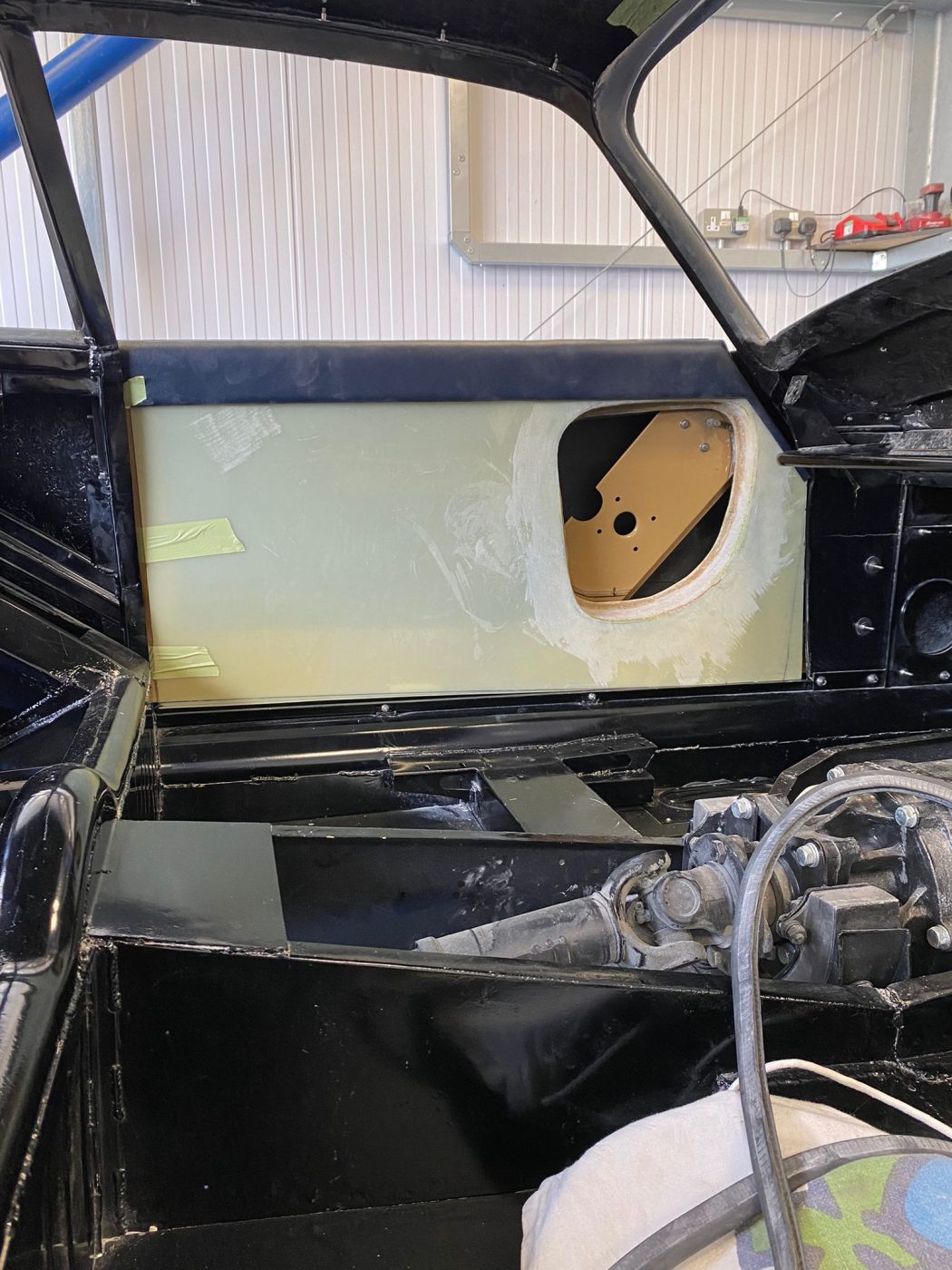 130922 1958 Jensen 541R Fibreglass door panels 5 1