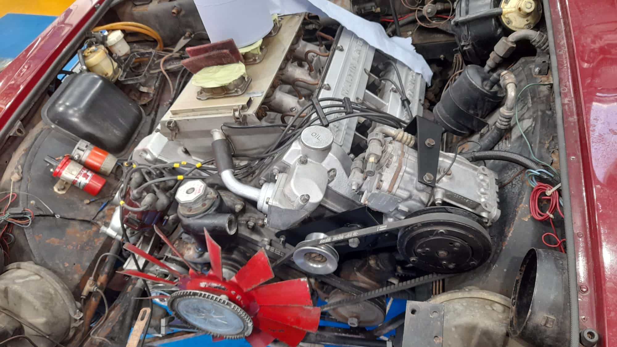 1976 Aston Martin AMV8 engine