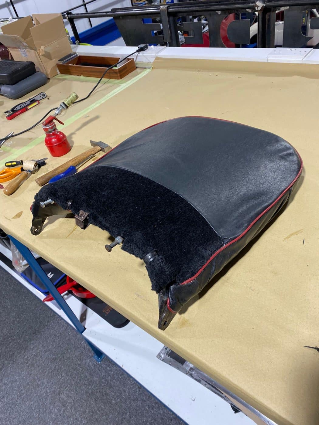 14112022 1968 MGB GT Seat Repair 9 1