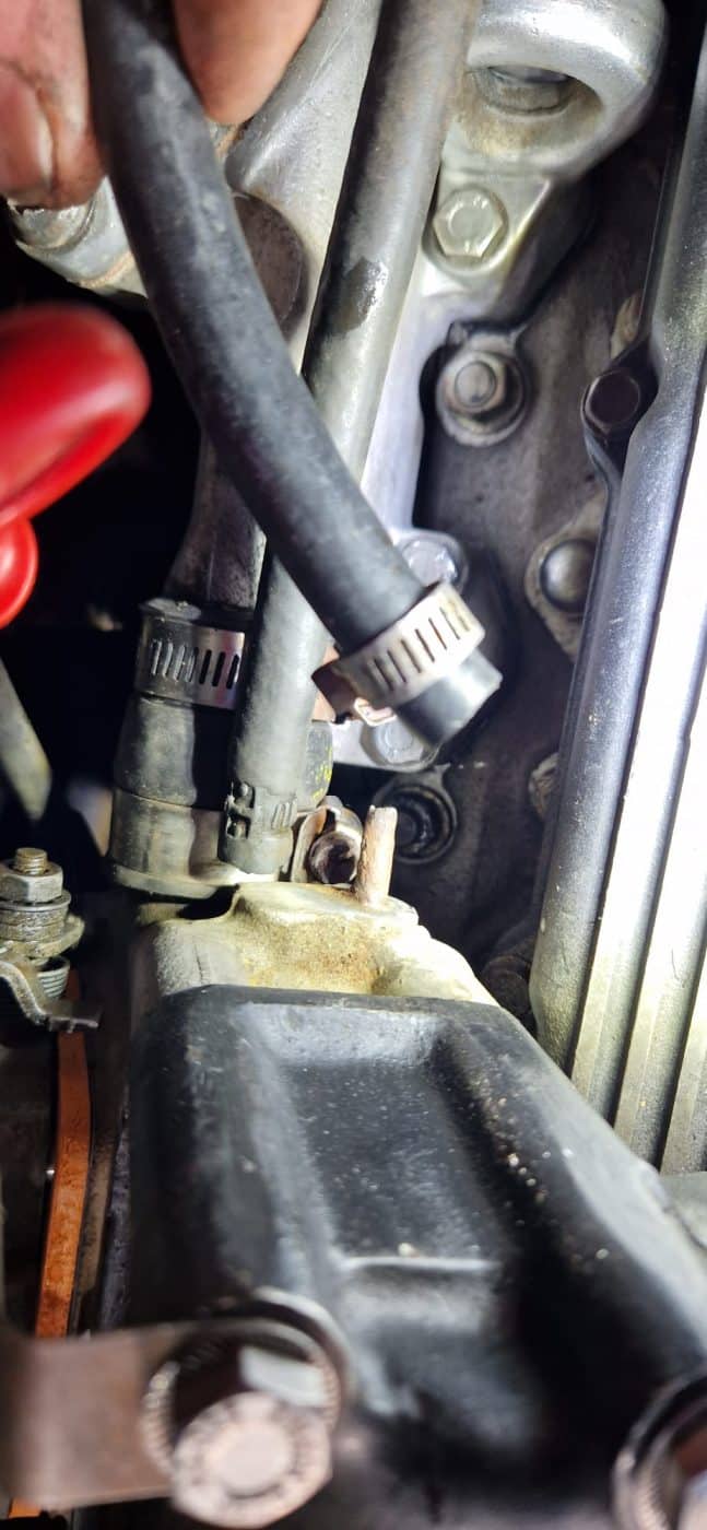 1972 Jaguar E-Type Blocked Coolant Pipe