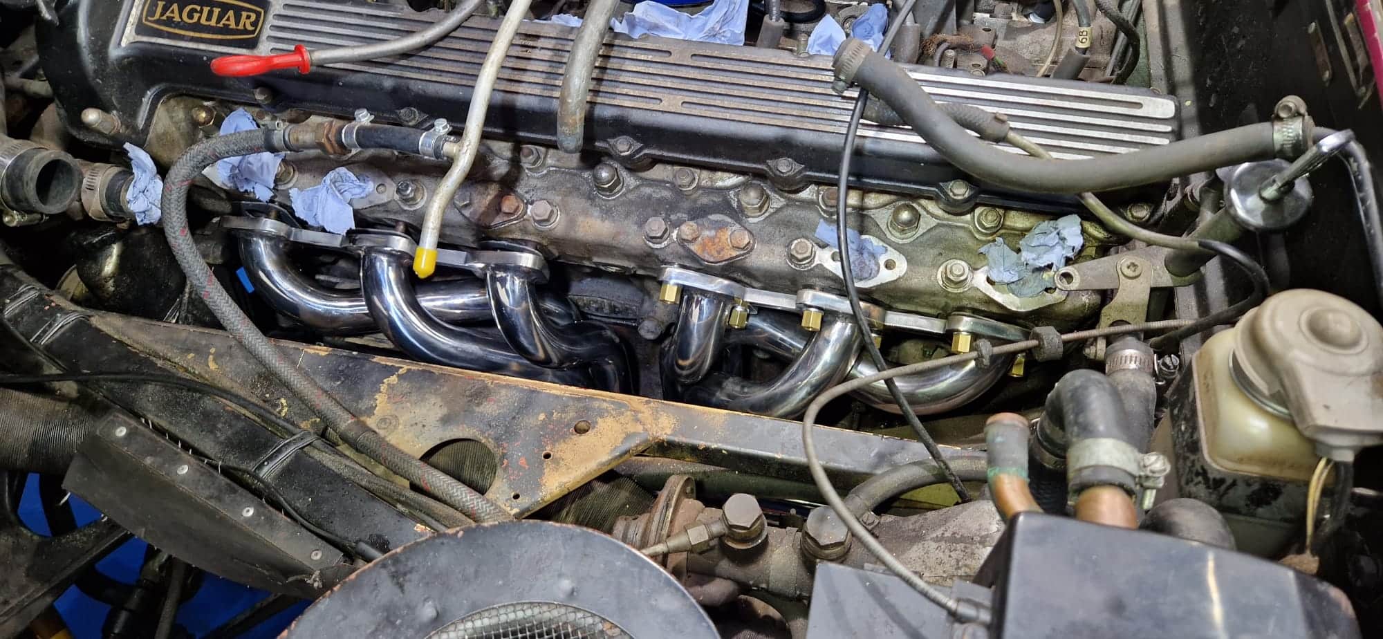 1972 Jaguar E-Type Manifold Replacement