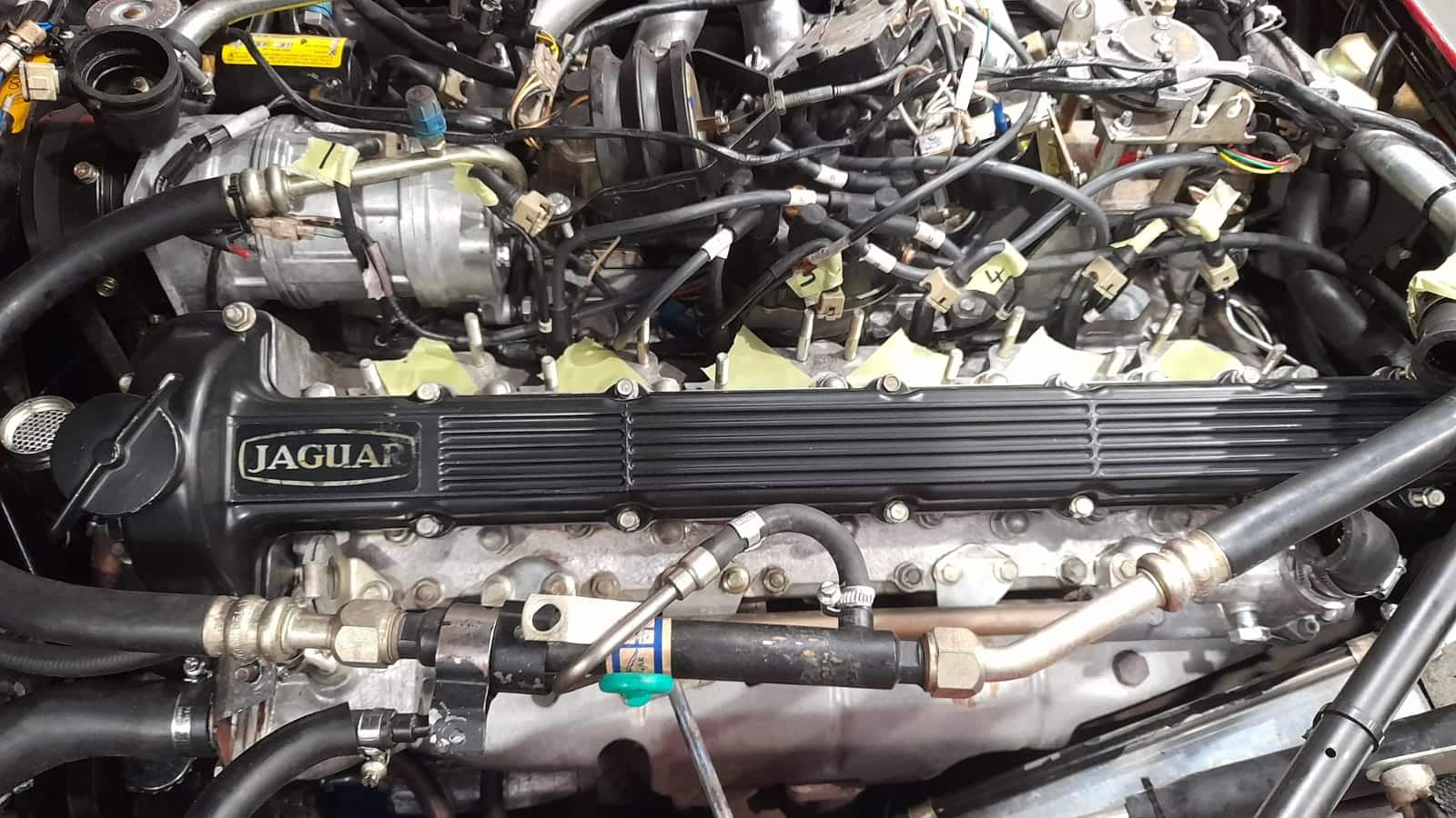 12122022 1988 Jaguar XJS Convertible Rocker Cover Gasket 17 1