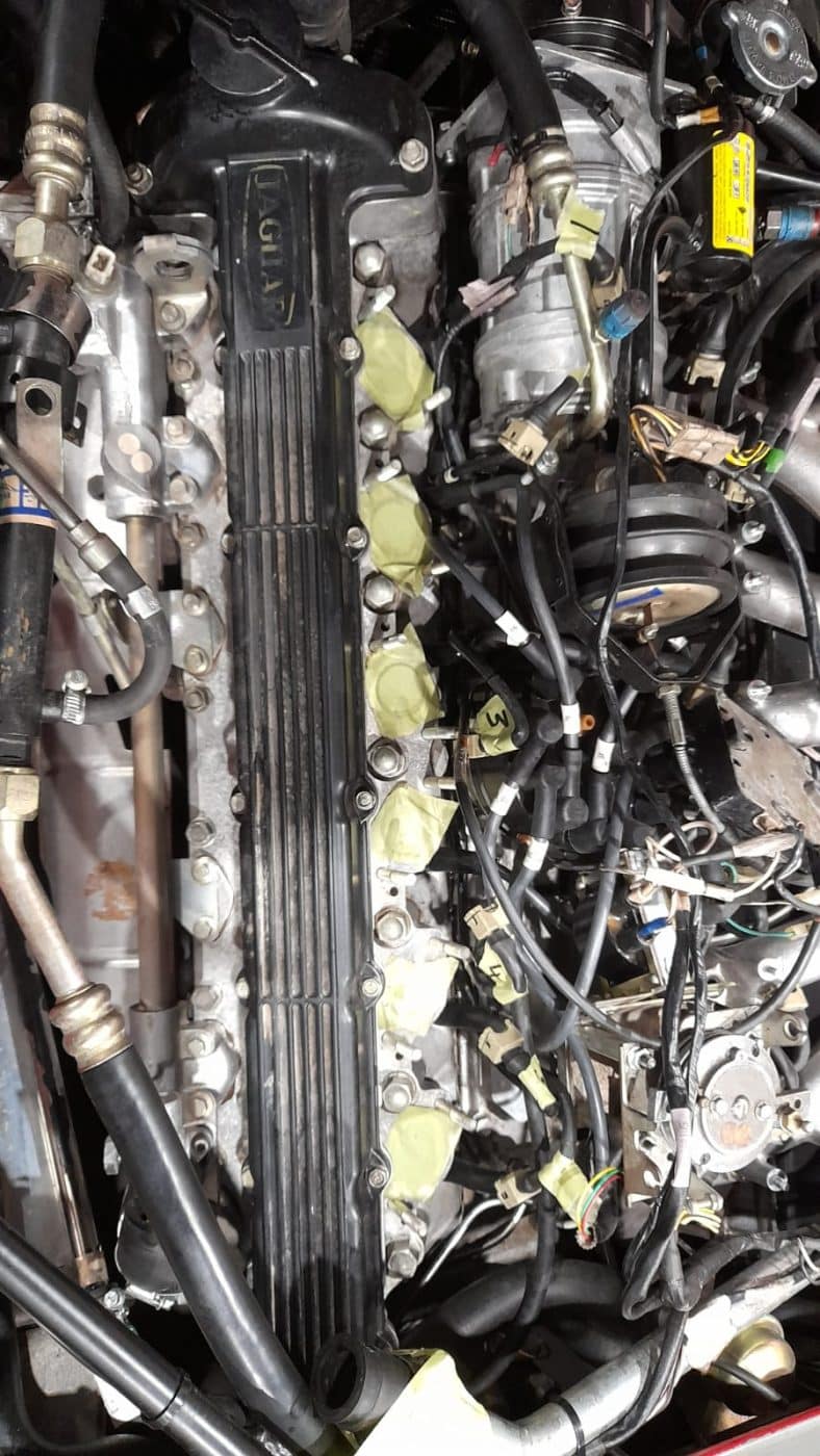 12122022 1988 Jaguar XJS Convertible Rocker Cover Gasket 24 1