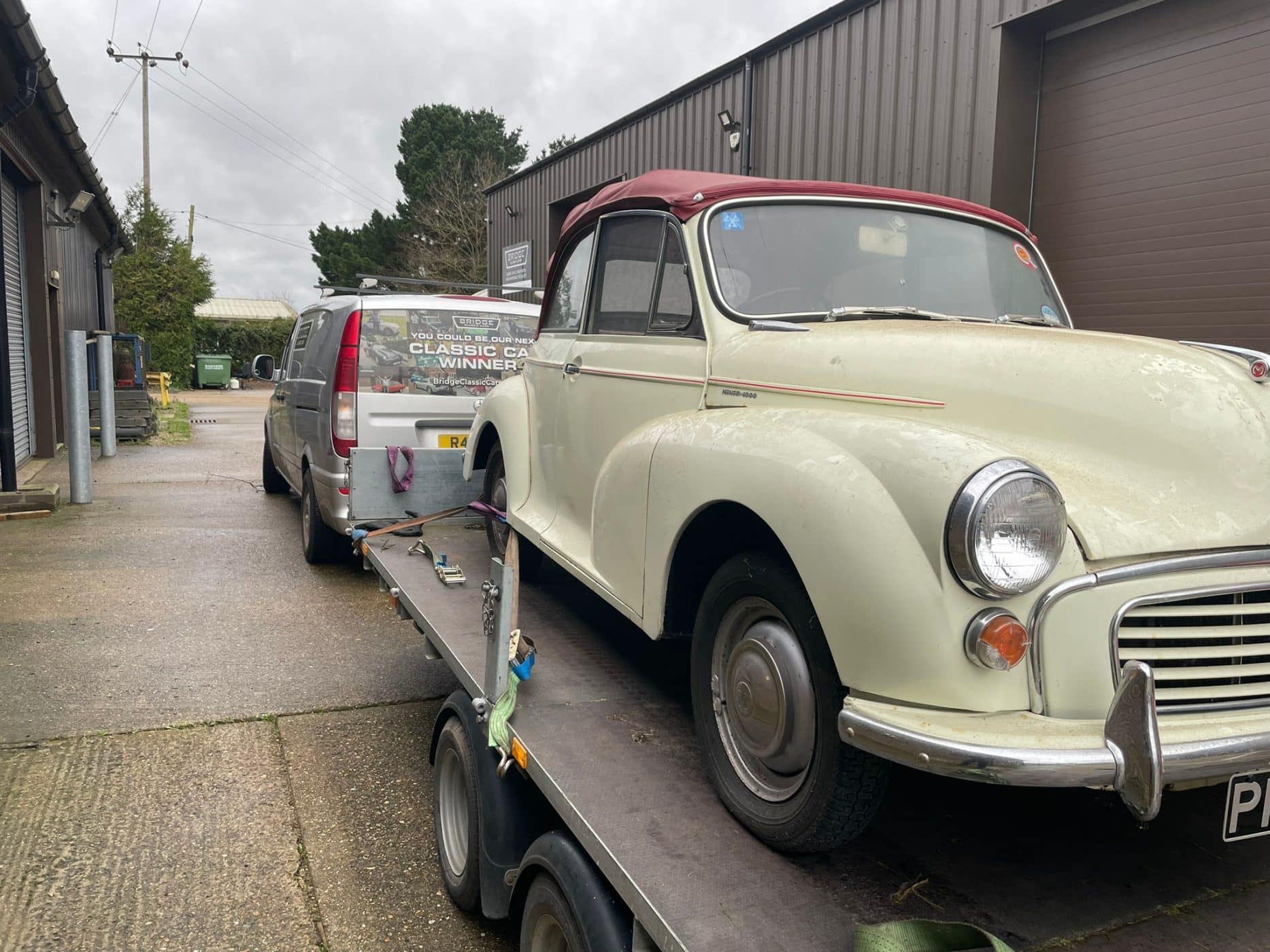 18012023 1969 Morris Minor Pick up and Arrival 4 1
