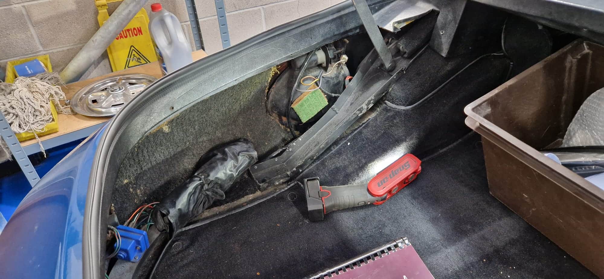 15022023 1970 Jensen Interceptor Coolant Leak Reverse lights Fuel Flap 9 1