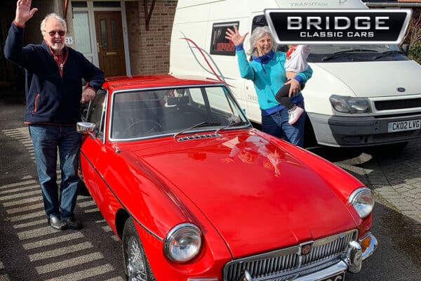 Our MGB GT Delivered