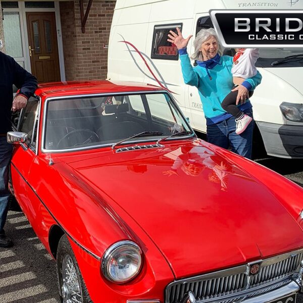 Our MGB GT Delivered