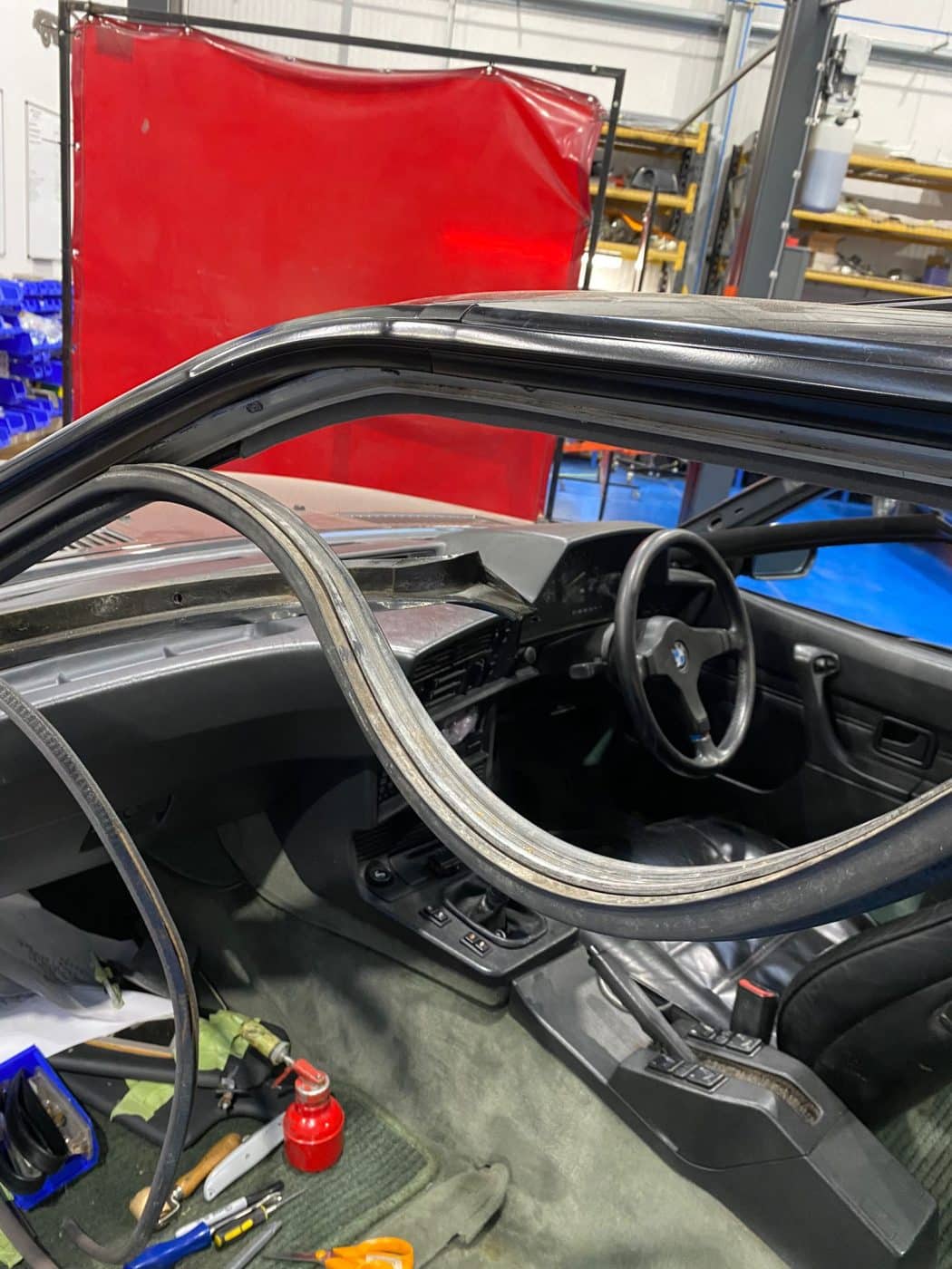 20022023 1987 BMW 635 CSI New Headliner 27 1