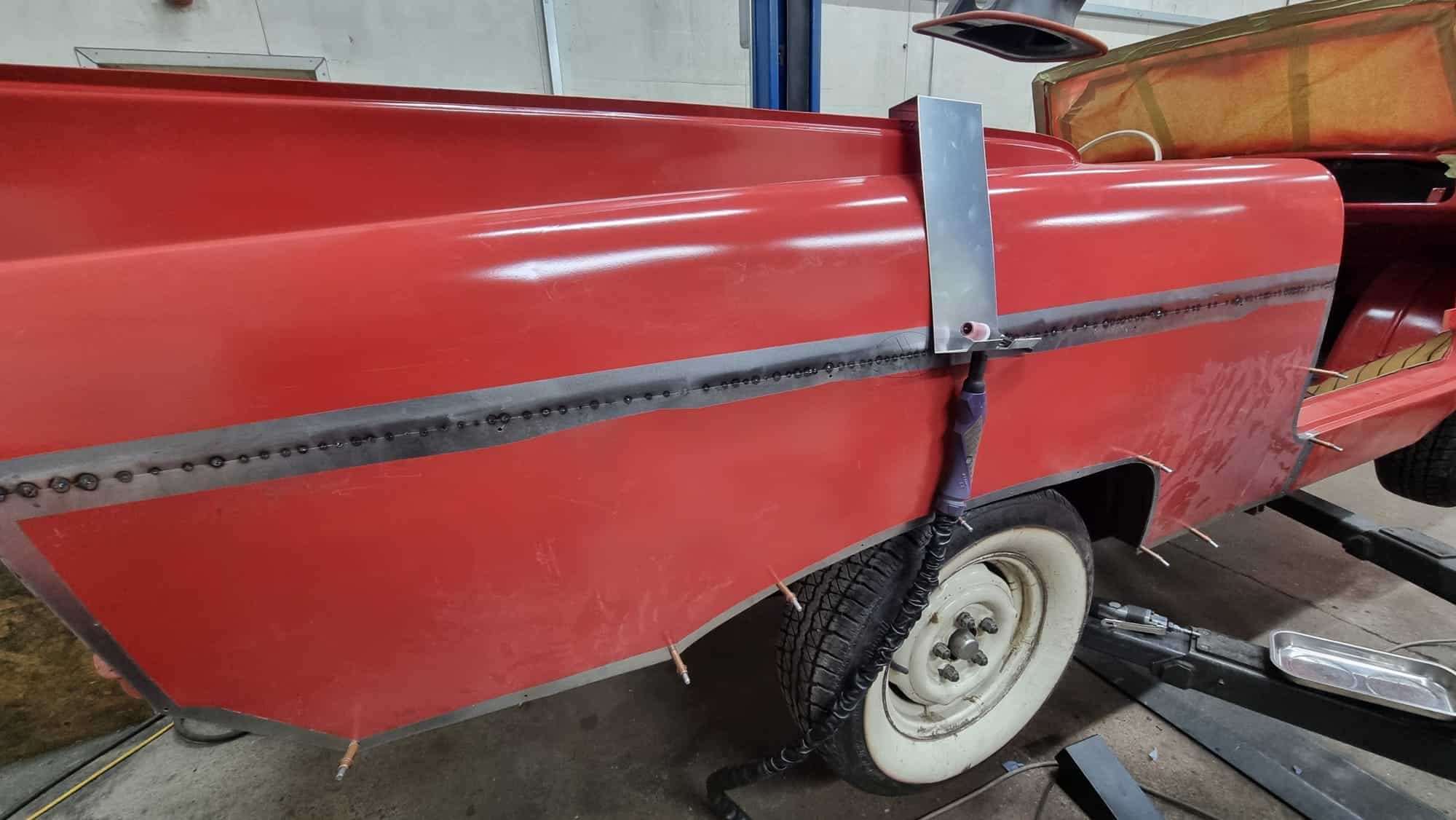13032023 1964 Amphicar 7 70 Boot Lid and Rear Quarter Repair 7 1