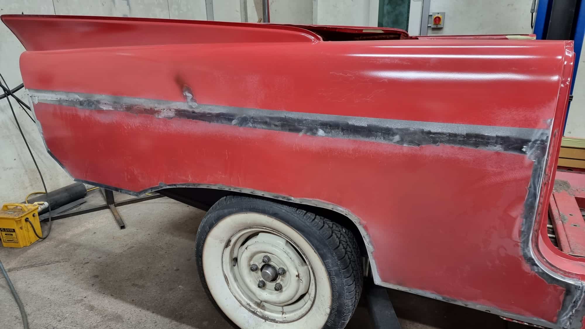 13032023 1964 Amphicar 7 70 Boot Lid and Rear Quarter Repair 8 1