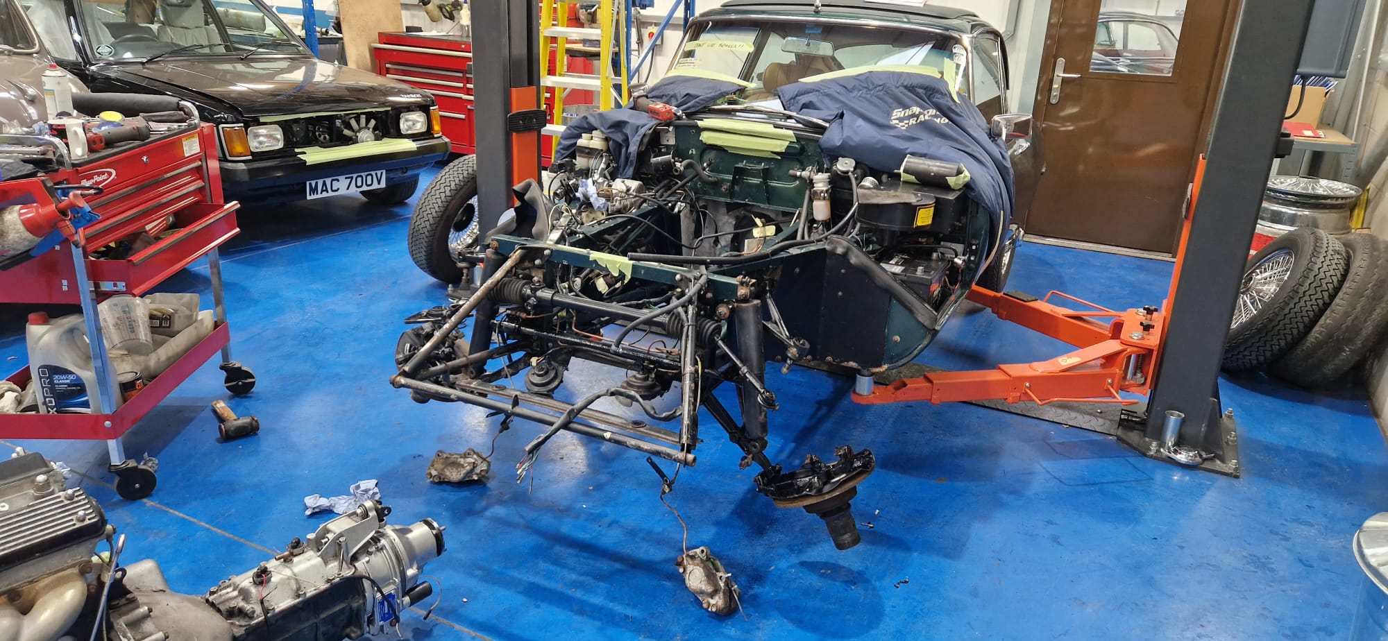 13032023 1970 Jaguar E Type Series 2 Engine Refit 17 1