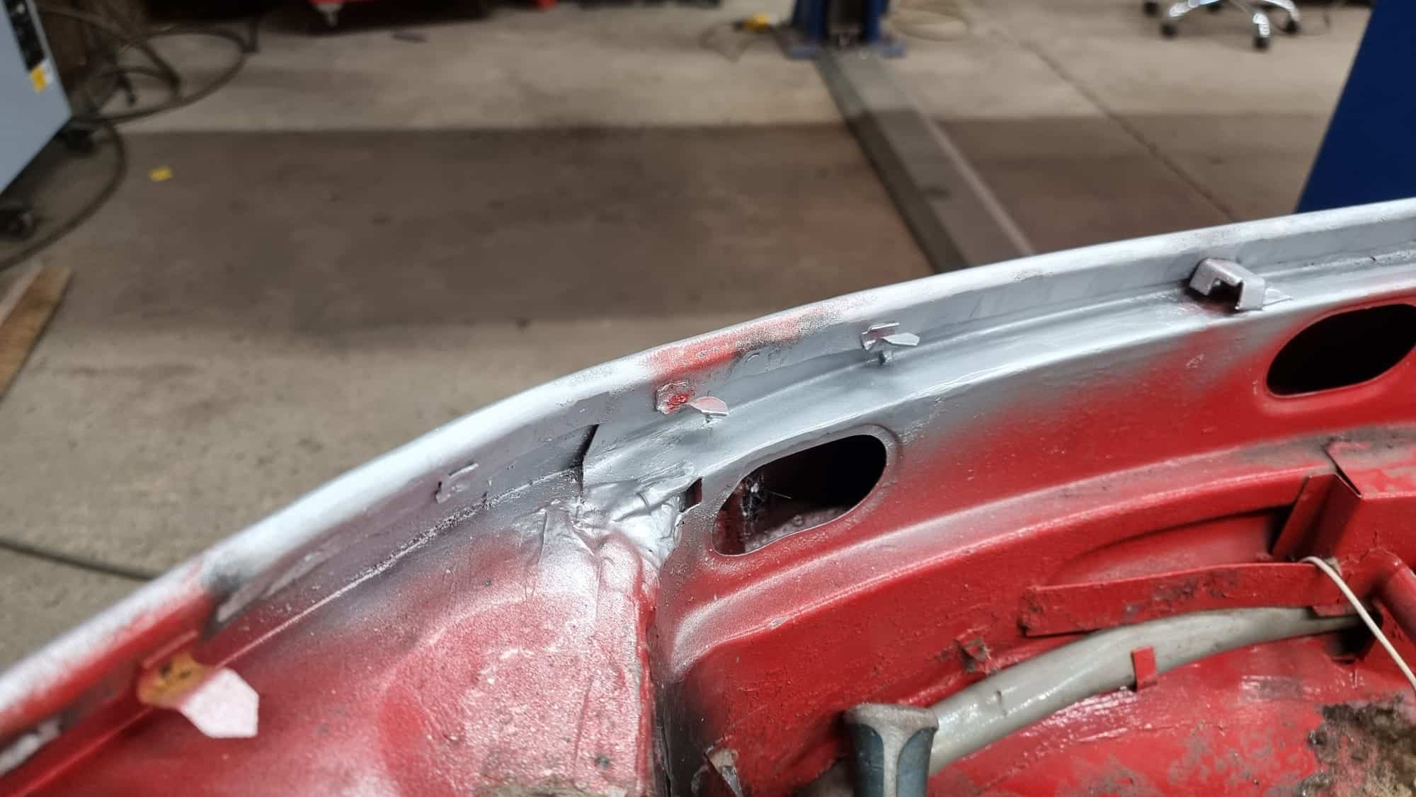 13032023 1974 Volkswagen Beetle Scuttle and Wing repairs 14 1